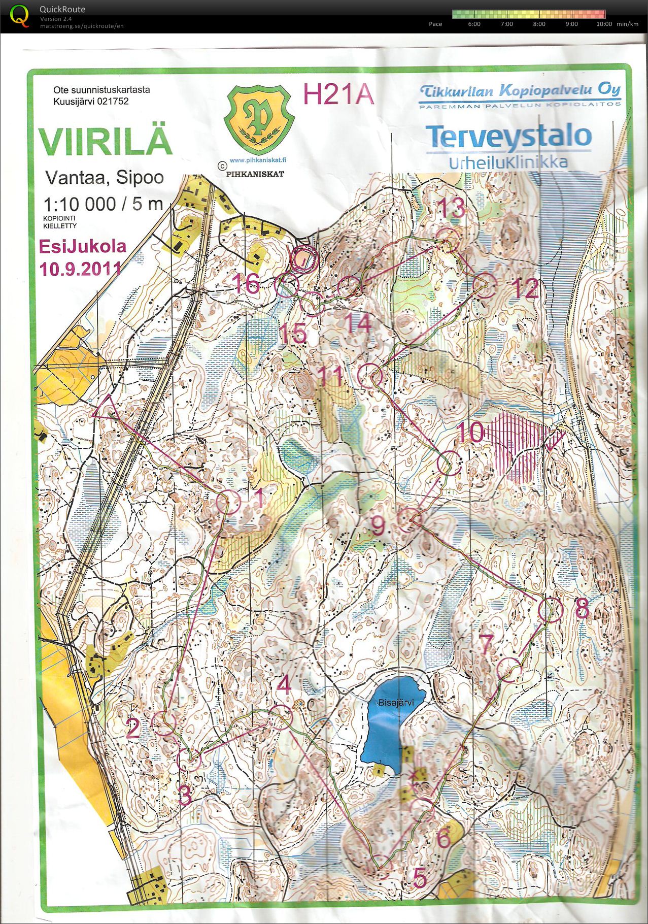 Viirilä, Jukolatreeni (18/05/2012)