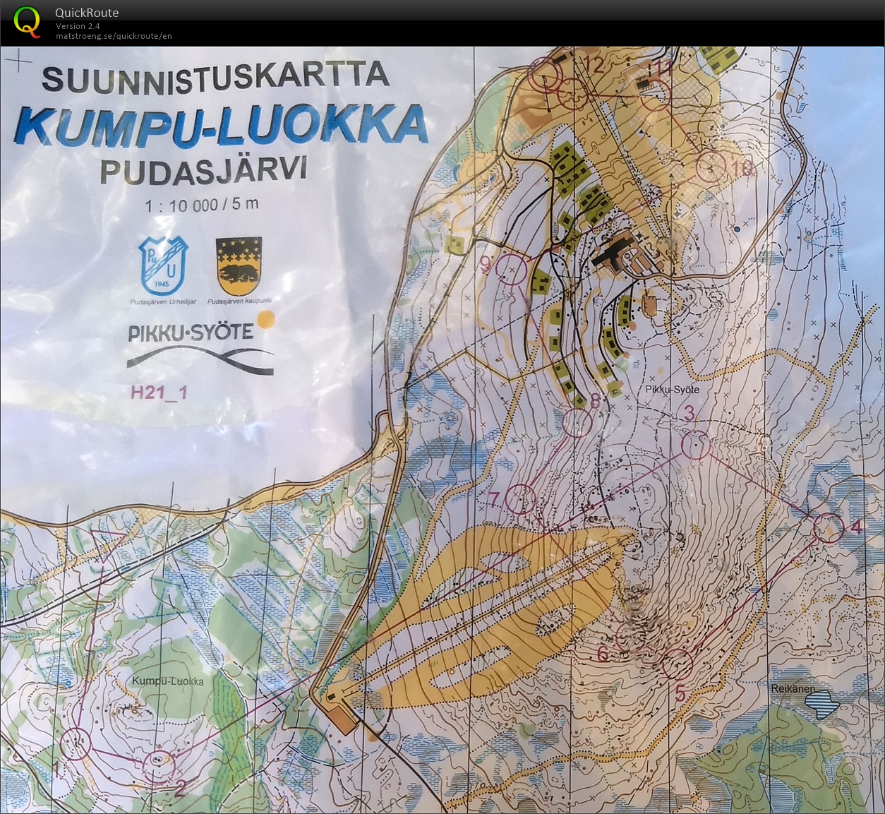 Syöte-suunnistus 2017 keskimatka (01/07/2017)