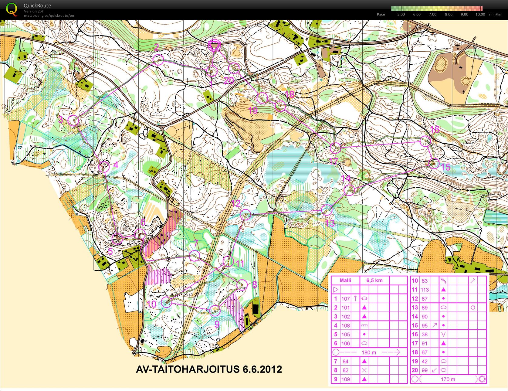 Pinsiö, perusreeni (06/06/2012)