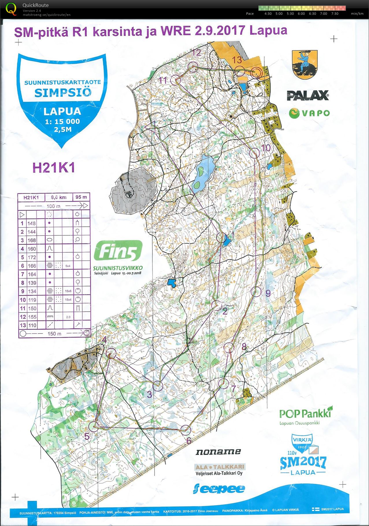 SM-pitkä karsinta (02/09/2017)