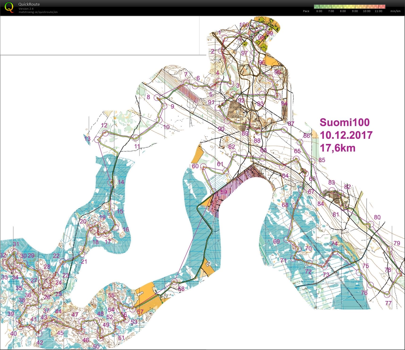Suomi100-suunnistus (10/12/2017)