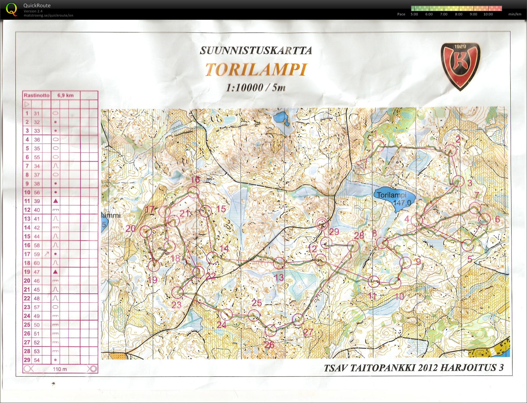 Torilampi, rastinotto (30/06/2012)