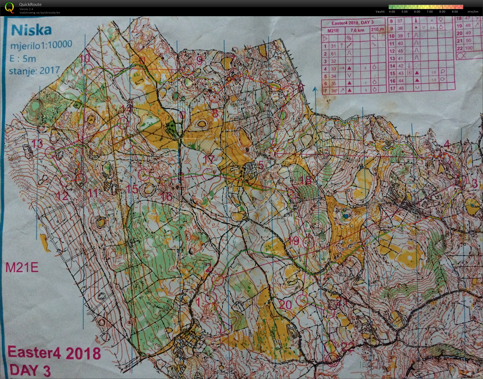 Easter4 pitkämatka (01/04/2018)