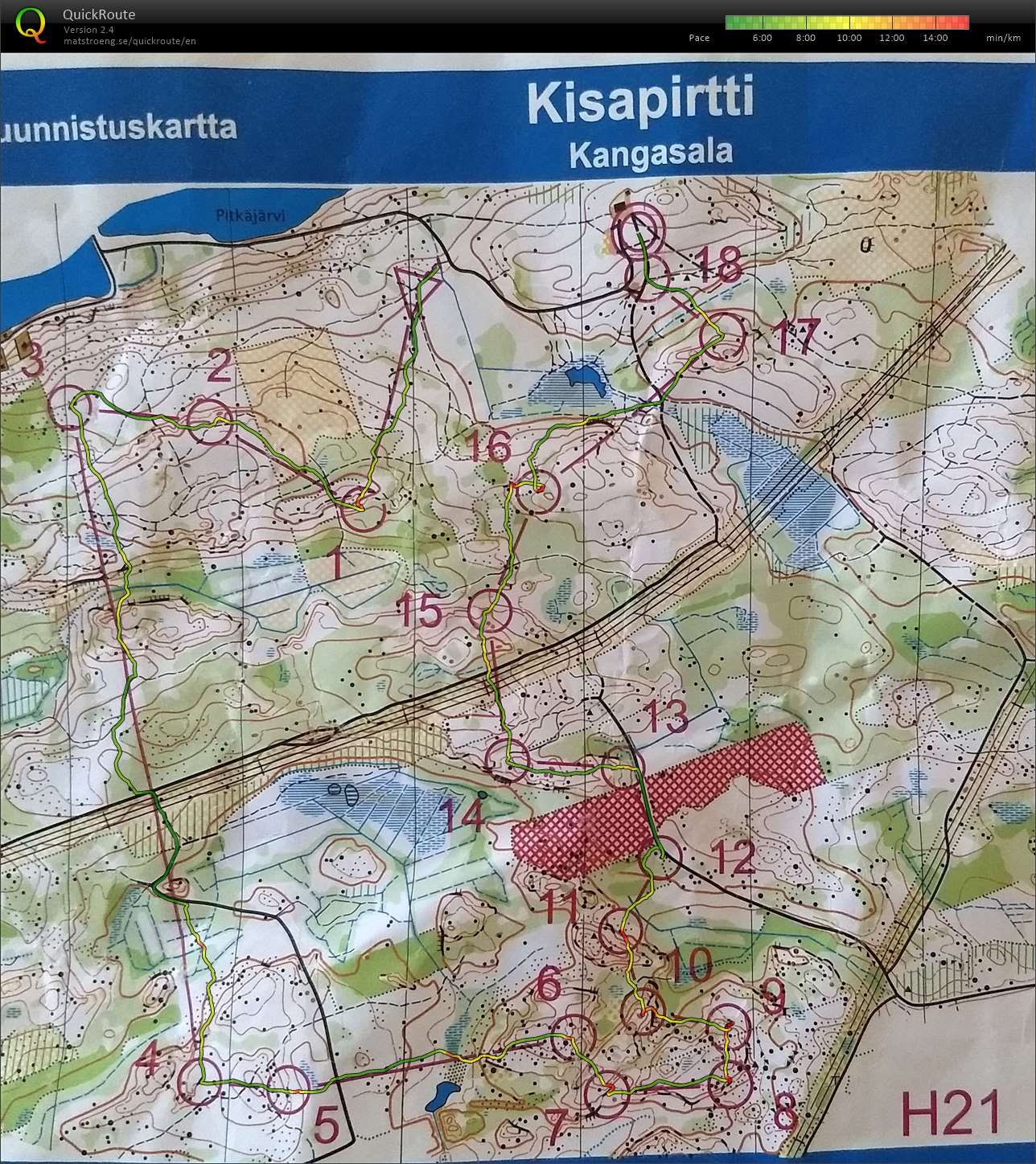 Kevyt suunnistus (24/05/2018)
