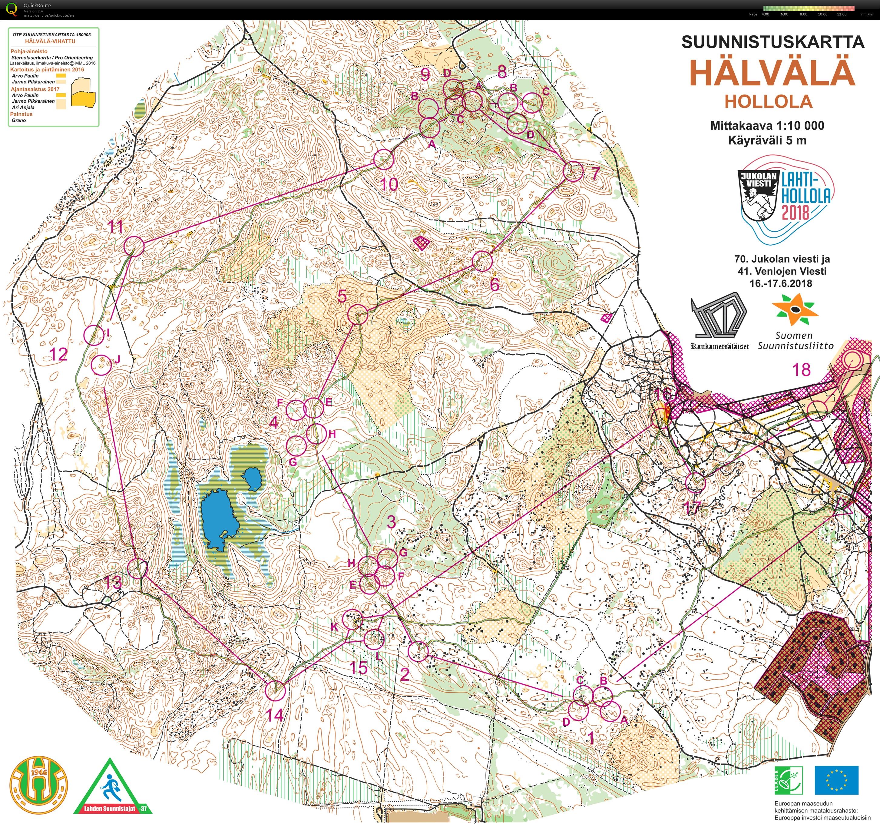 Jukola 2018 6 osuus (17/06/2018)