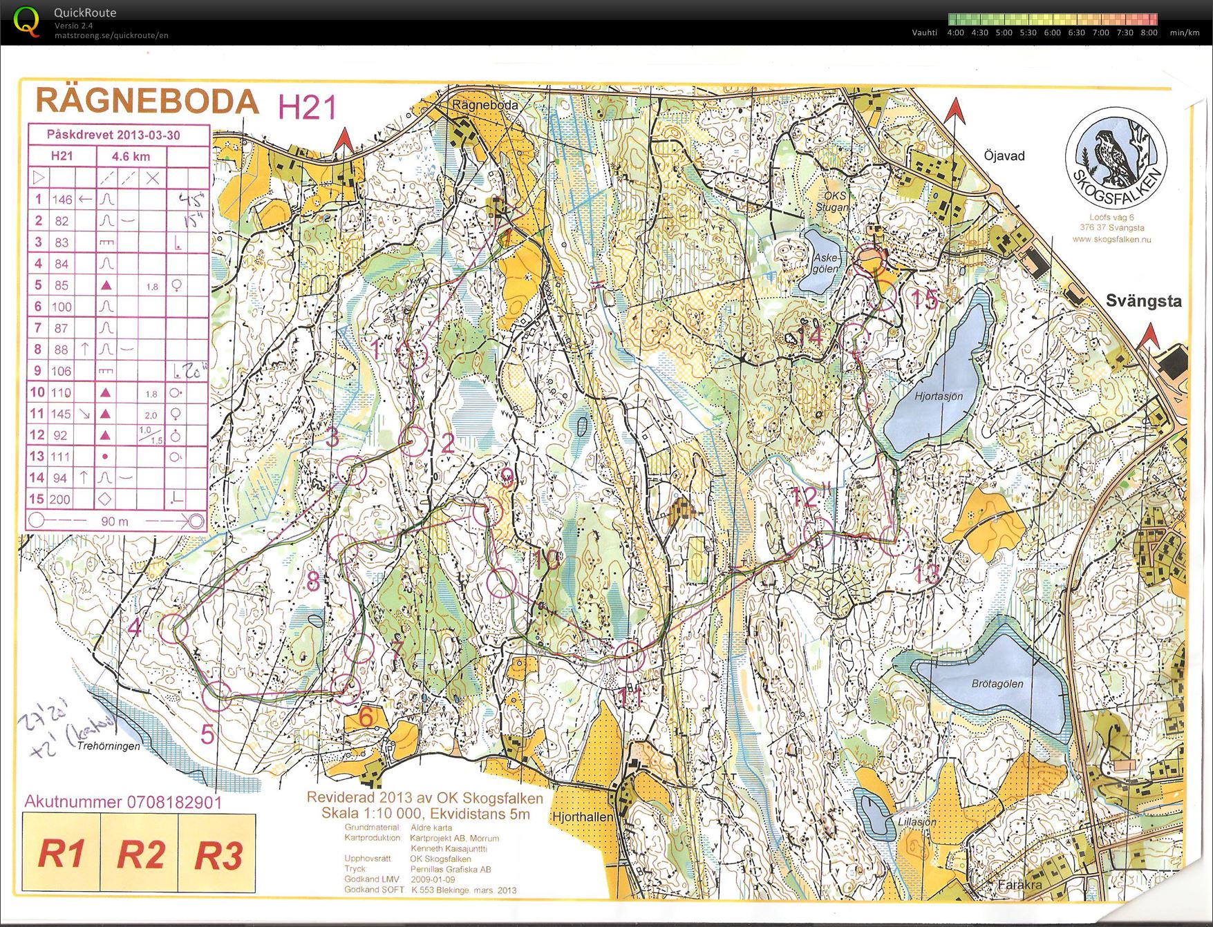 OK Skogsfalken Medeldistans (30/03/2013)