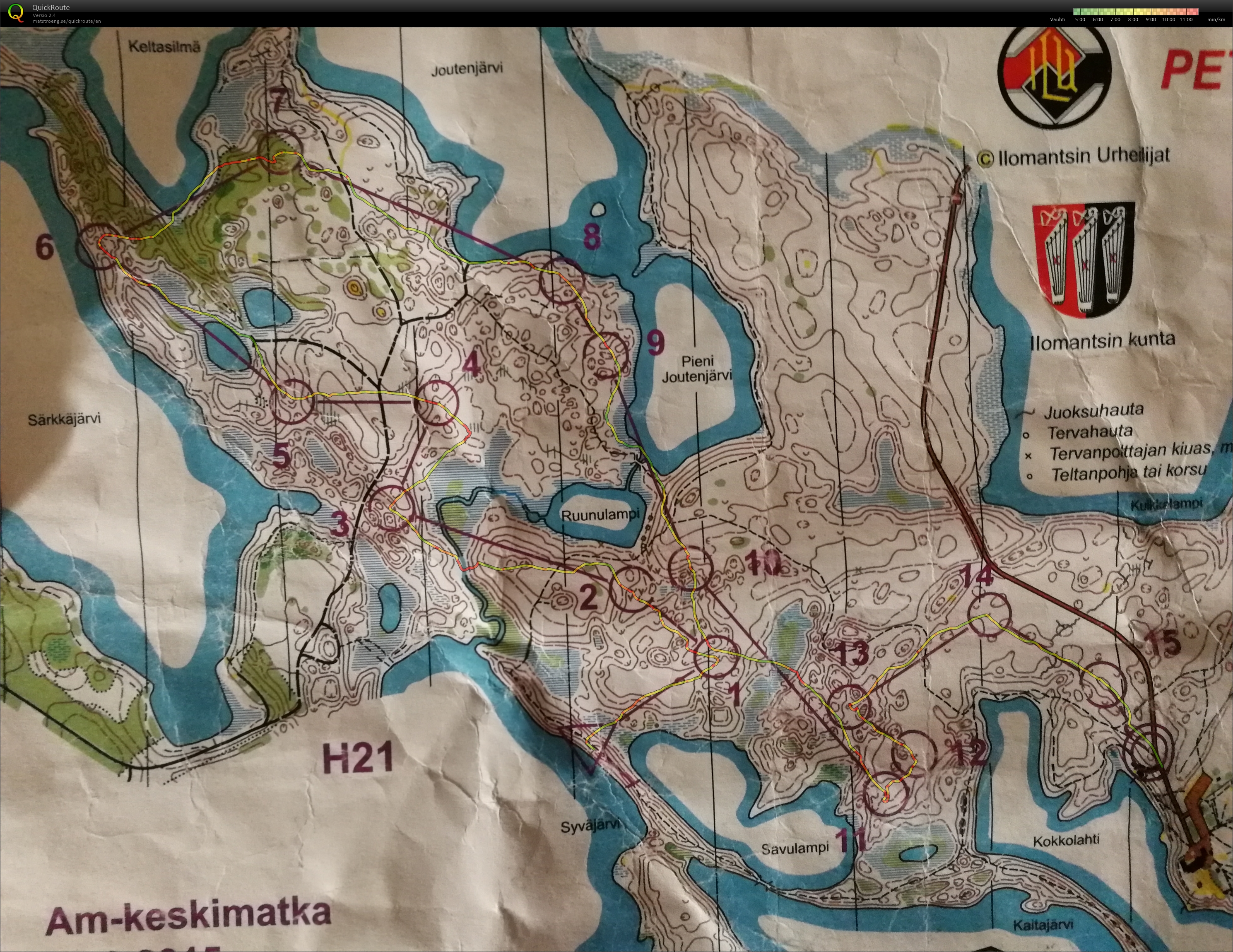 Petkeljärven lumisuunnistus (02/12/2018)