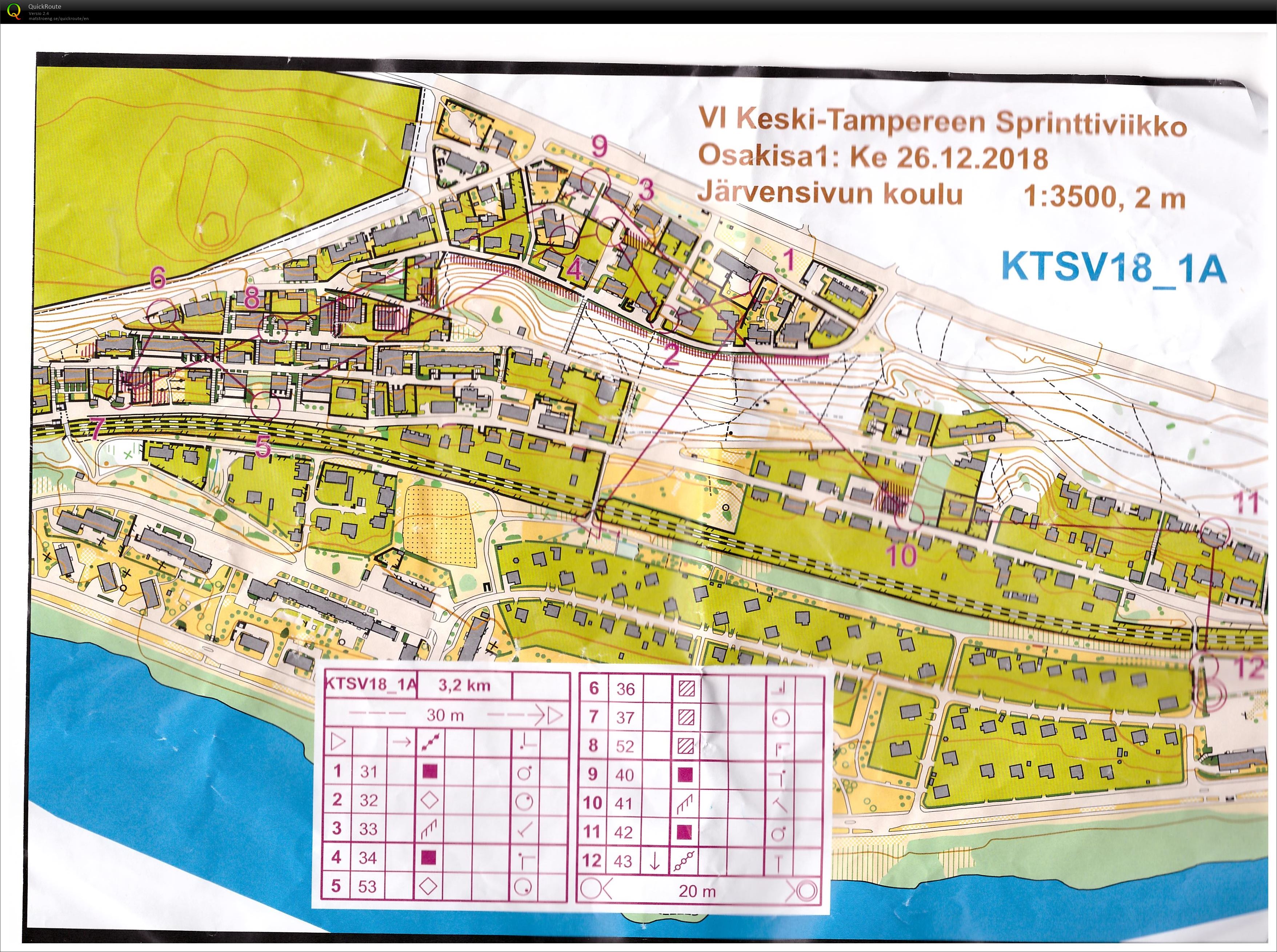 Keski-Tampereen Sprinttiviikko, 1. osak. (26/12/2018)