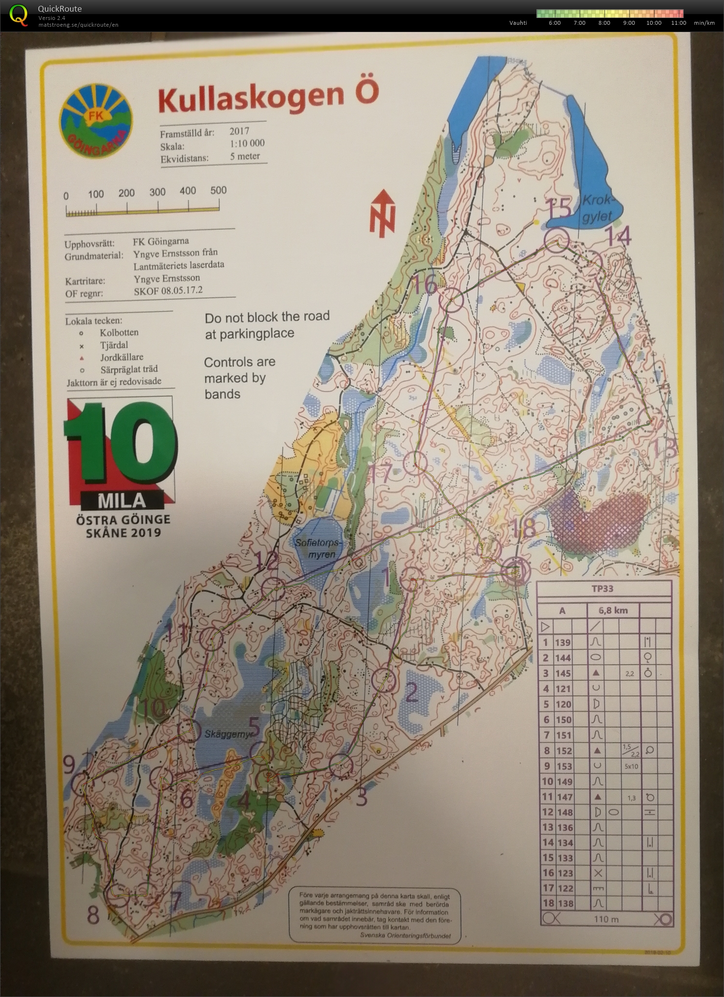 PK-yhteislähtö kullaskogen (05/04/2019)