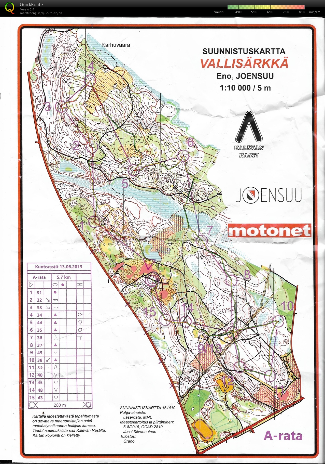 Vallisärkkä jukola (13/06/2019)