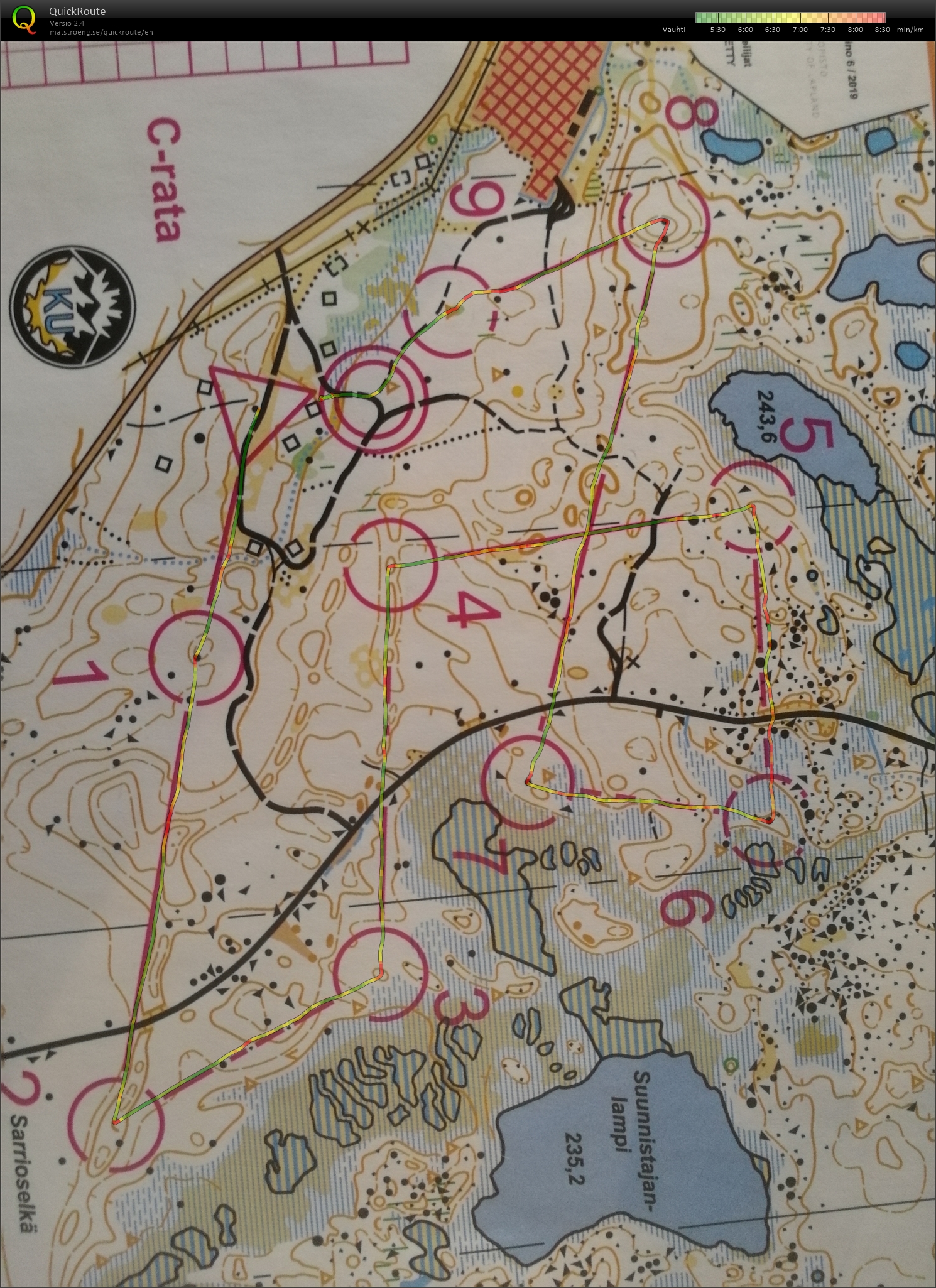 Sarrioselkä kevyt C (02/08/2019)