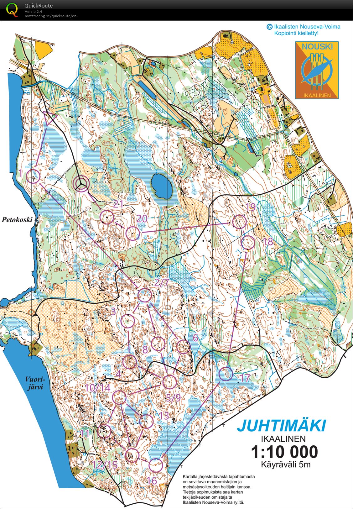 Juhtimäen yhteislähdöt (23/11/2019)
