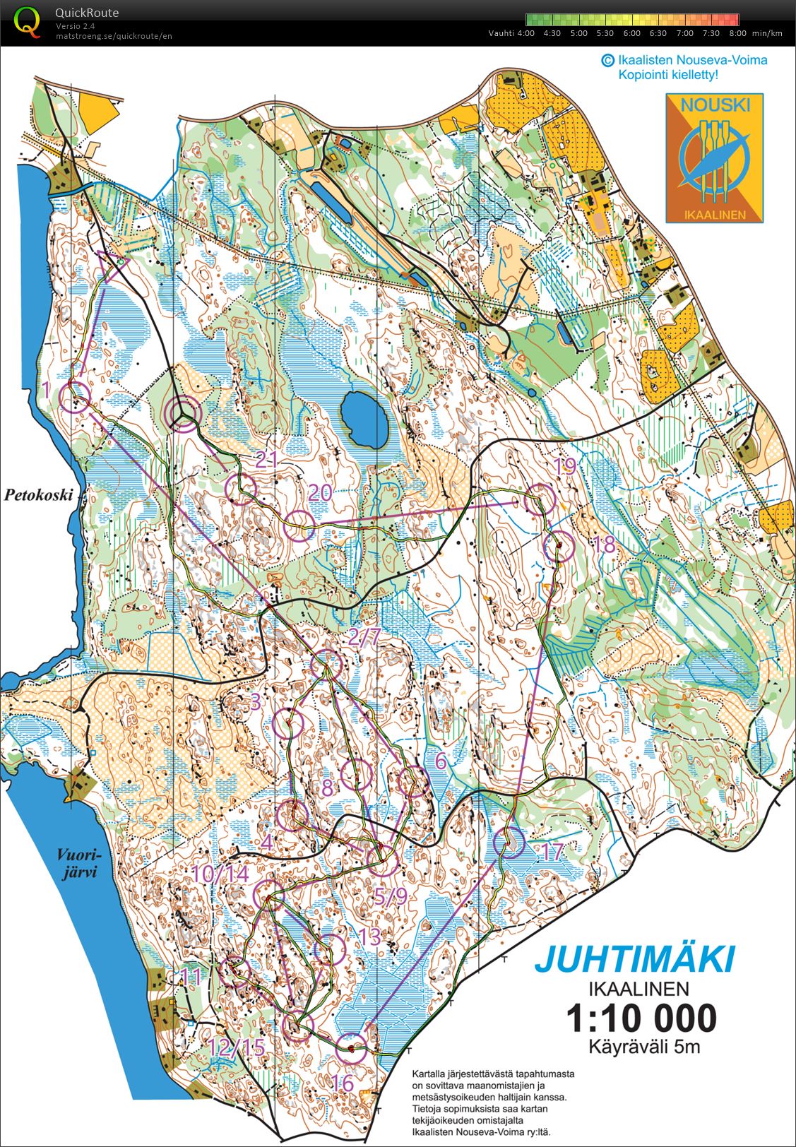 Juhtimäen yhteislähdöt (23/11/2019)