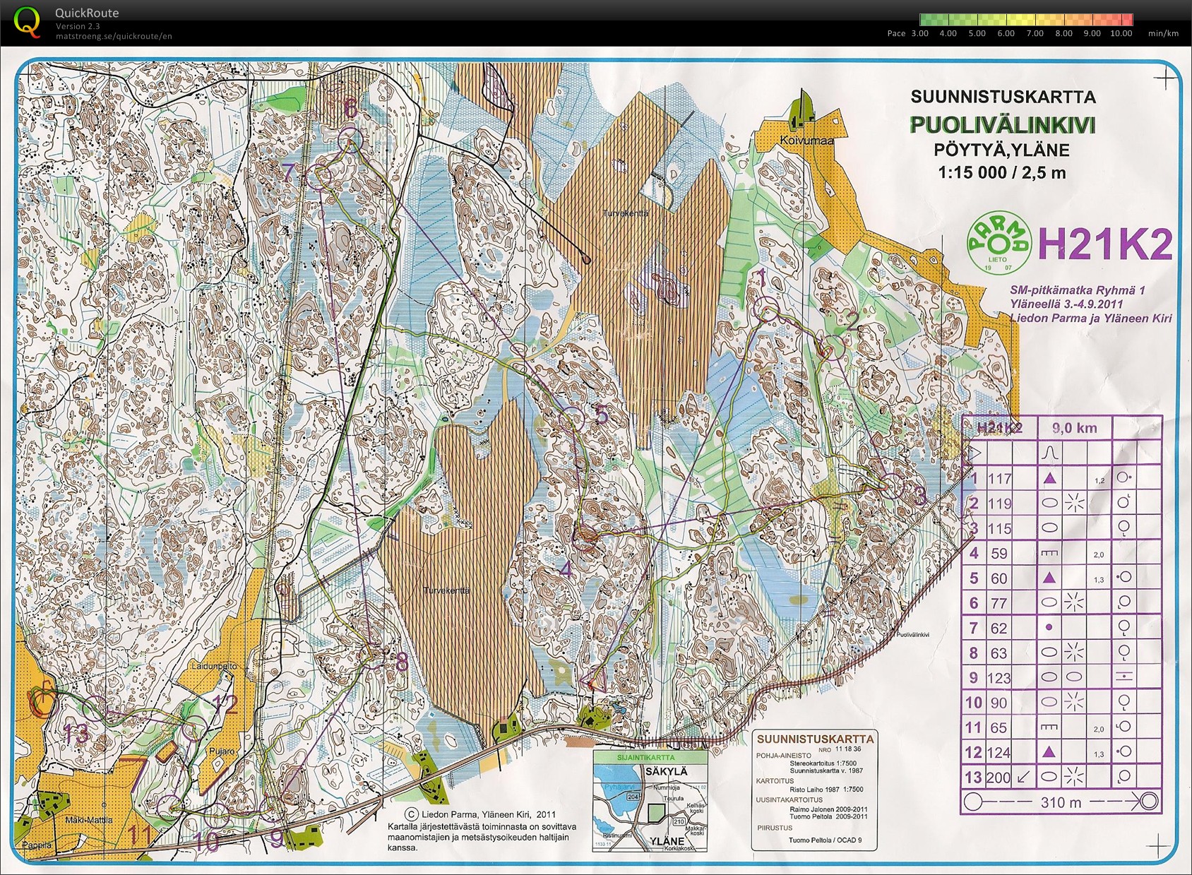 SM-pitkä, karsinta (03/09/2011)