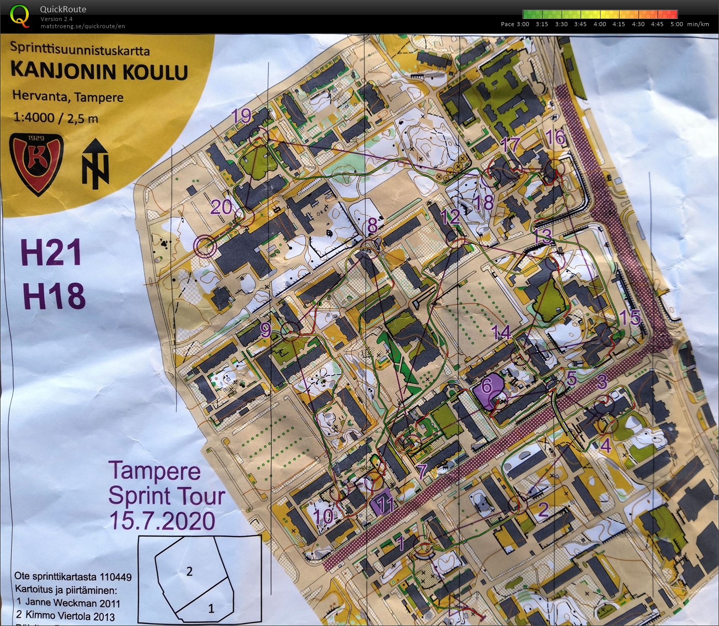 Tampere Sprint Tour III (15/07/2020)
