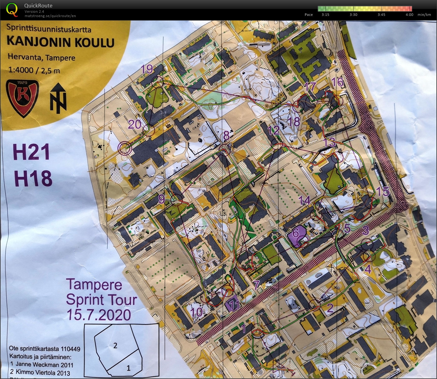 Tampere Sprint Tour 3 (15/07/2020)