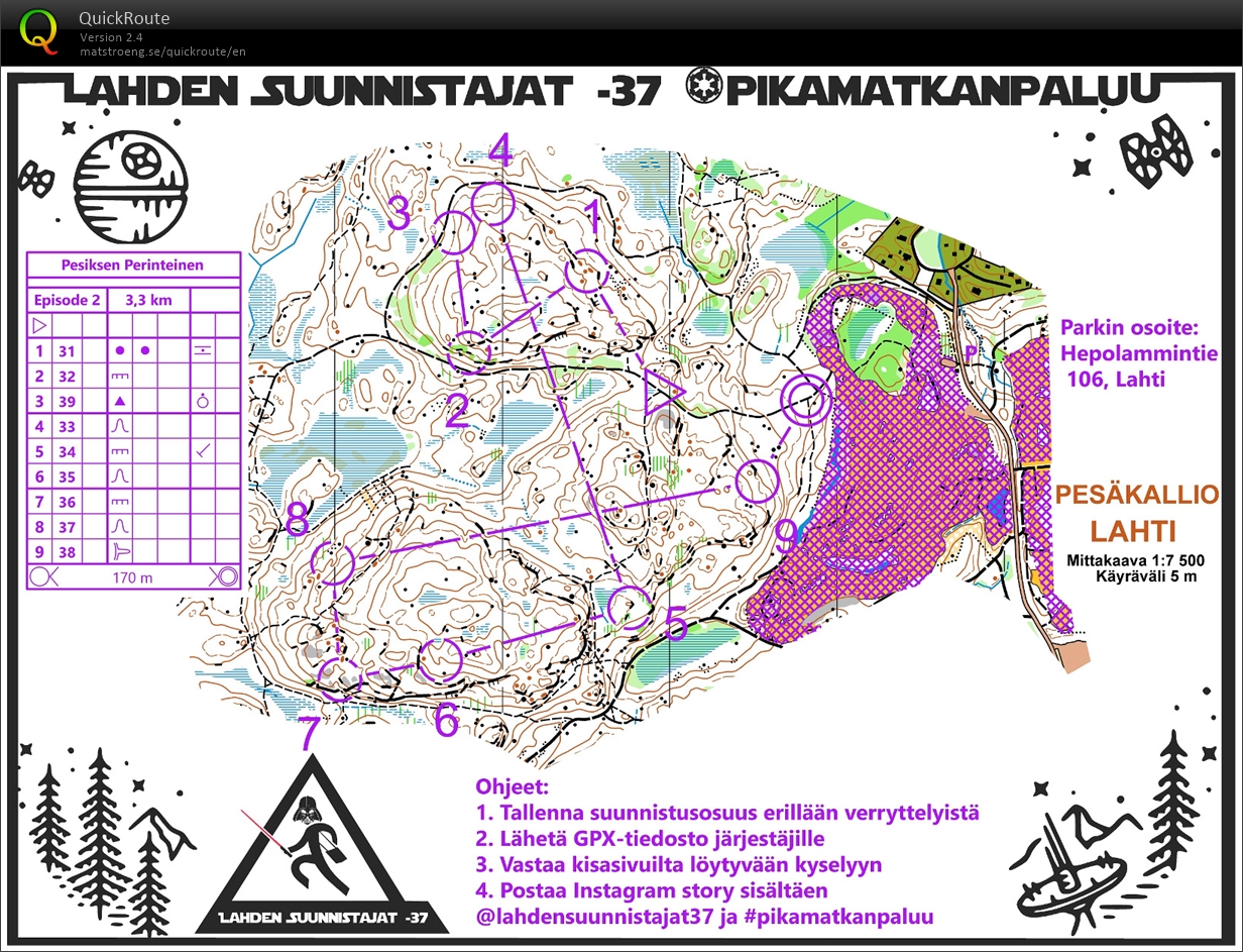 Kompassiton pikamatka 2 (11/12/2020)