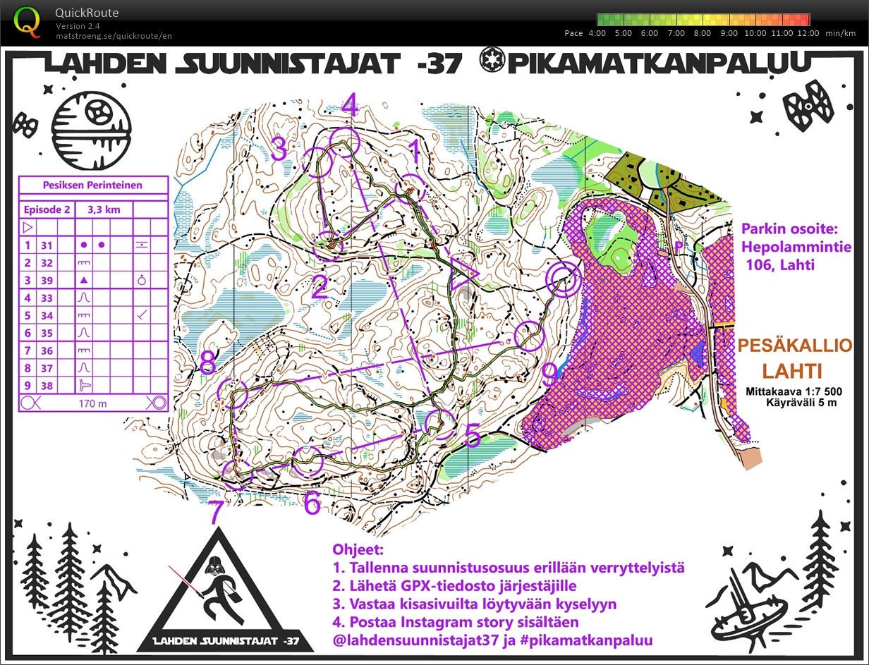 Kompassiton pikamatka 2 (11/12/2020)