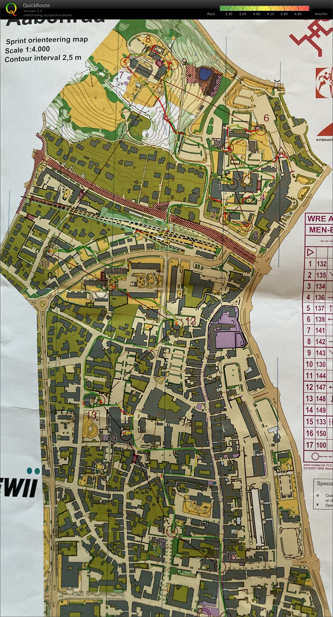 WOC2022-esikisat: Sprintti, karsinta (23/10/2021)