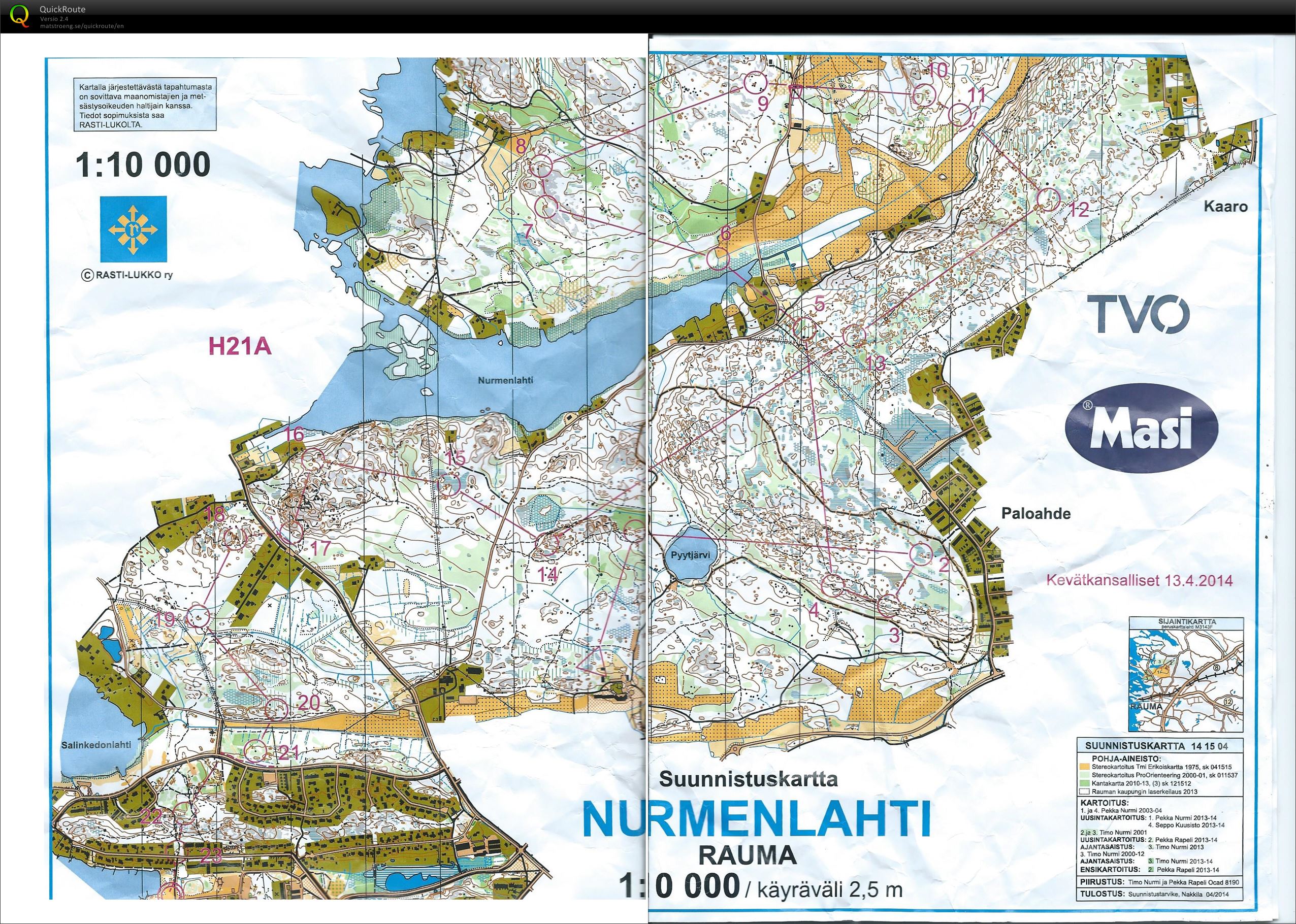 Rauman kevätkansallinen (13/04/2014)
