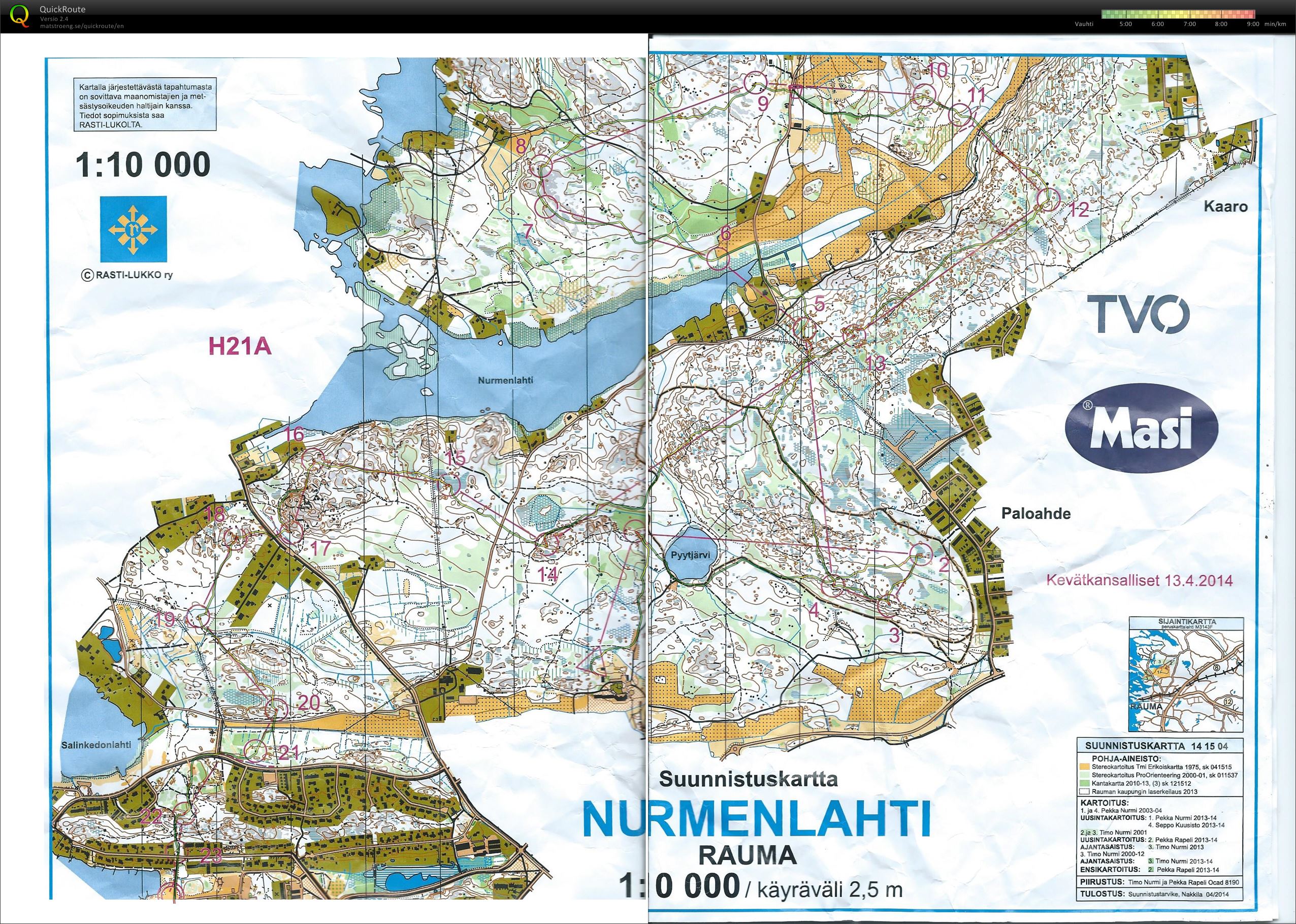 Rauman kevätkansallinen (13/04/2014)