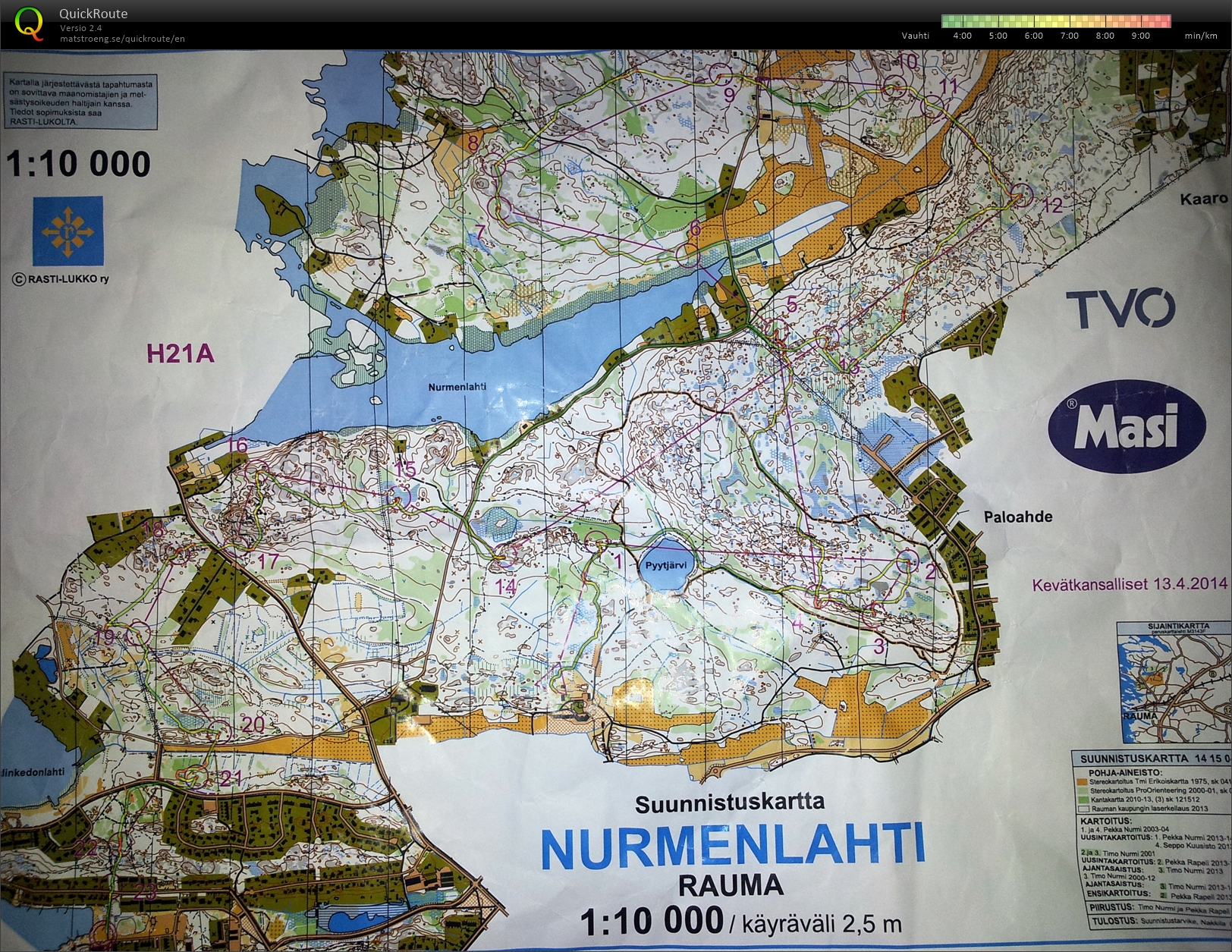 Rasti-Lukon Kevätkansallinen (13/04/2014)