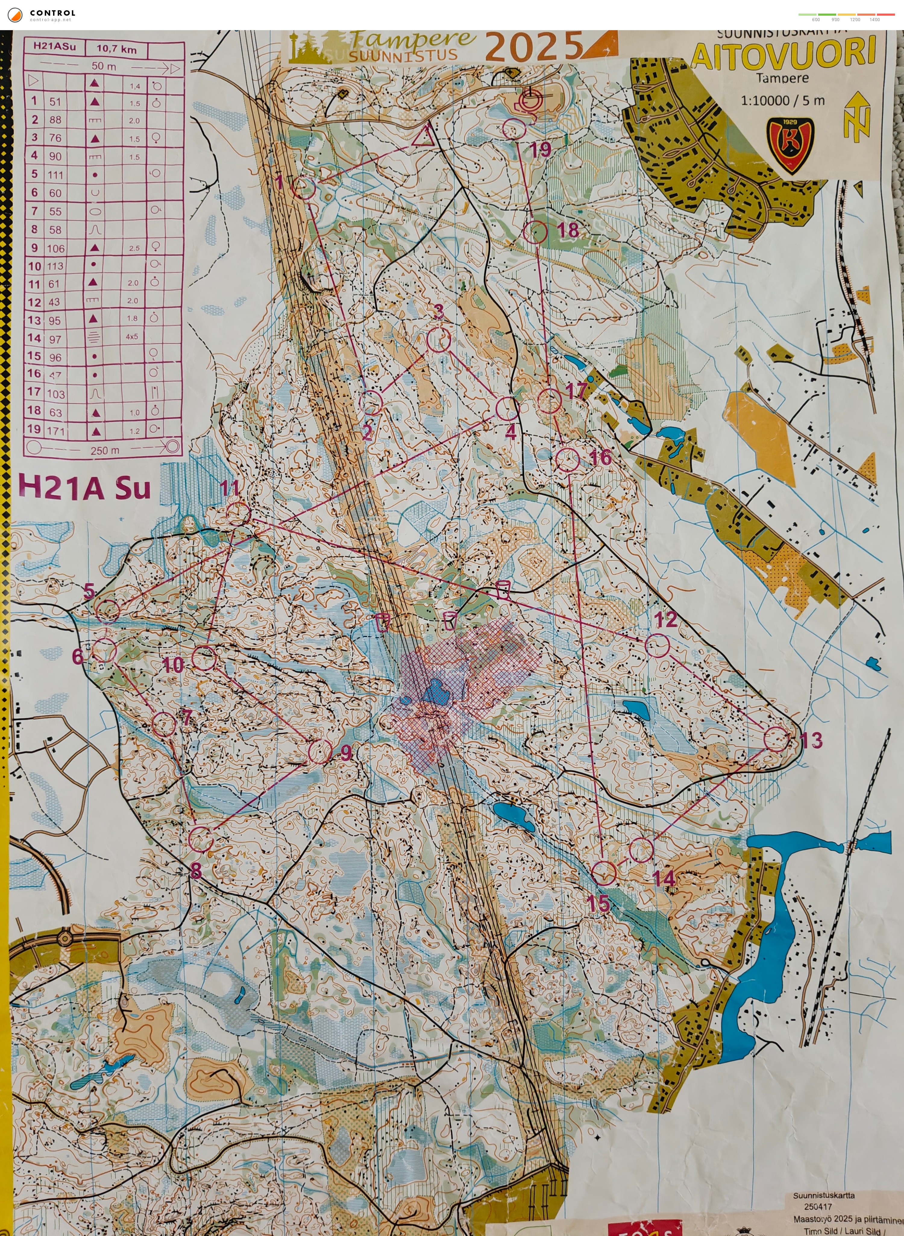 Tampere-Suunnistus pitkä (27/07/2025)