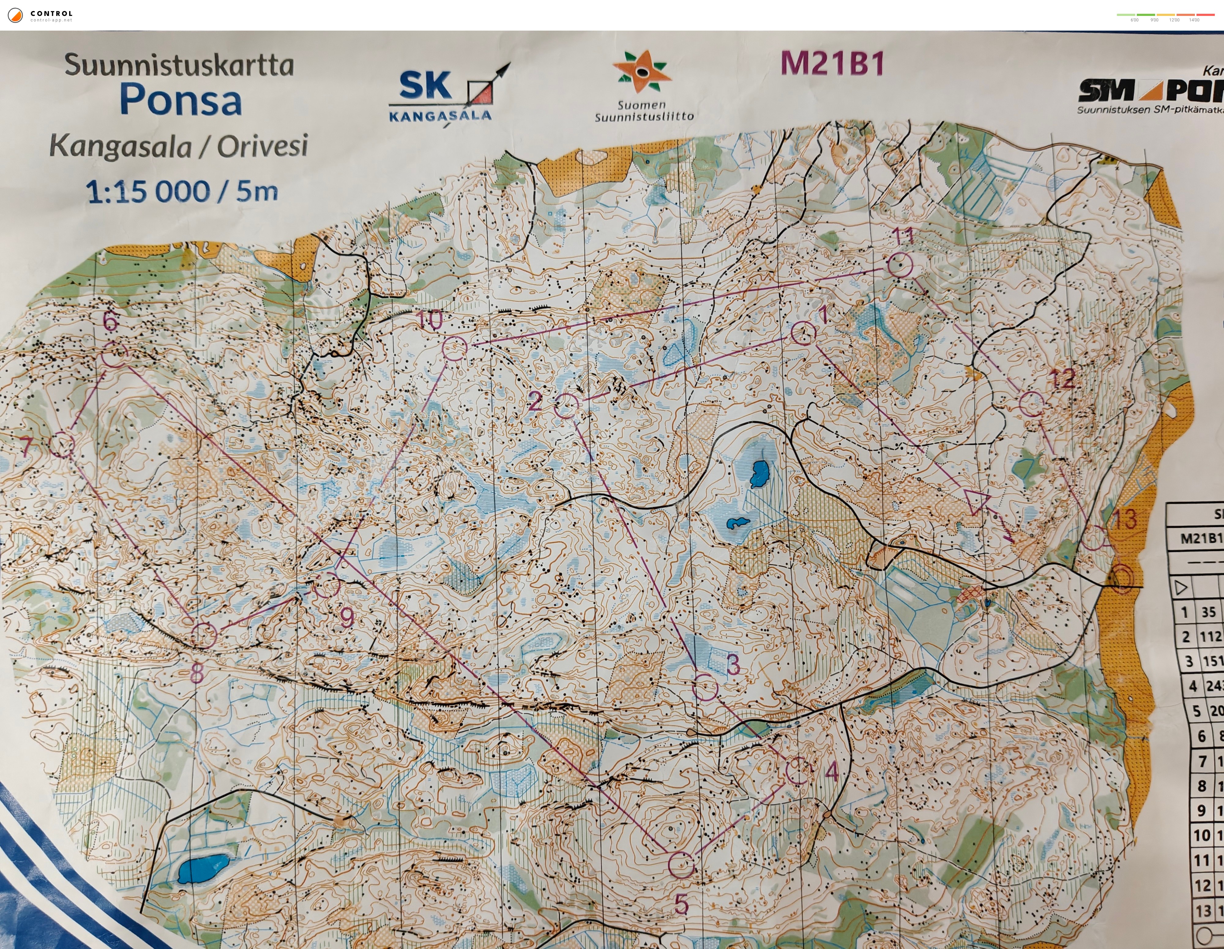 Ponsa SM M21B1 rerun (18/04/2026)