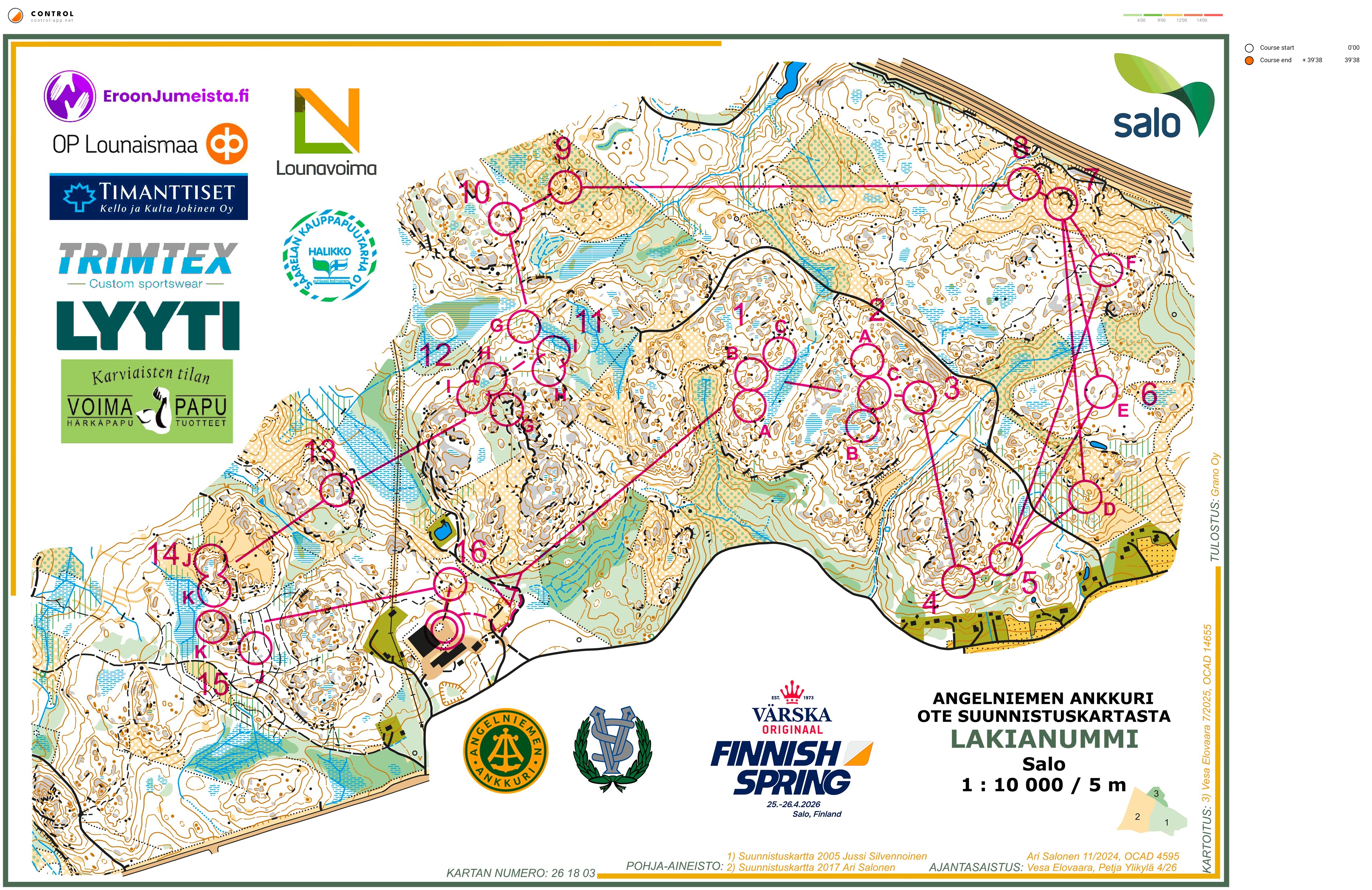 Finnspring 2026 1. Osuus (26/04/2026)