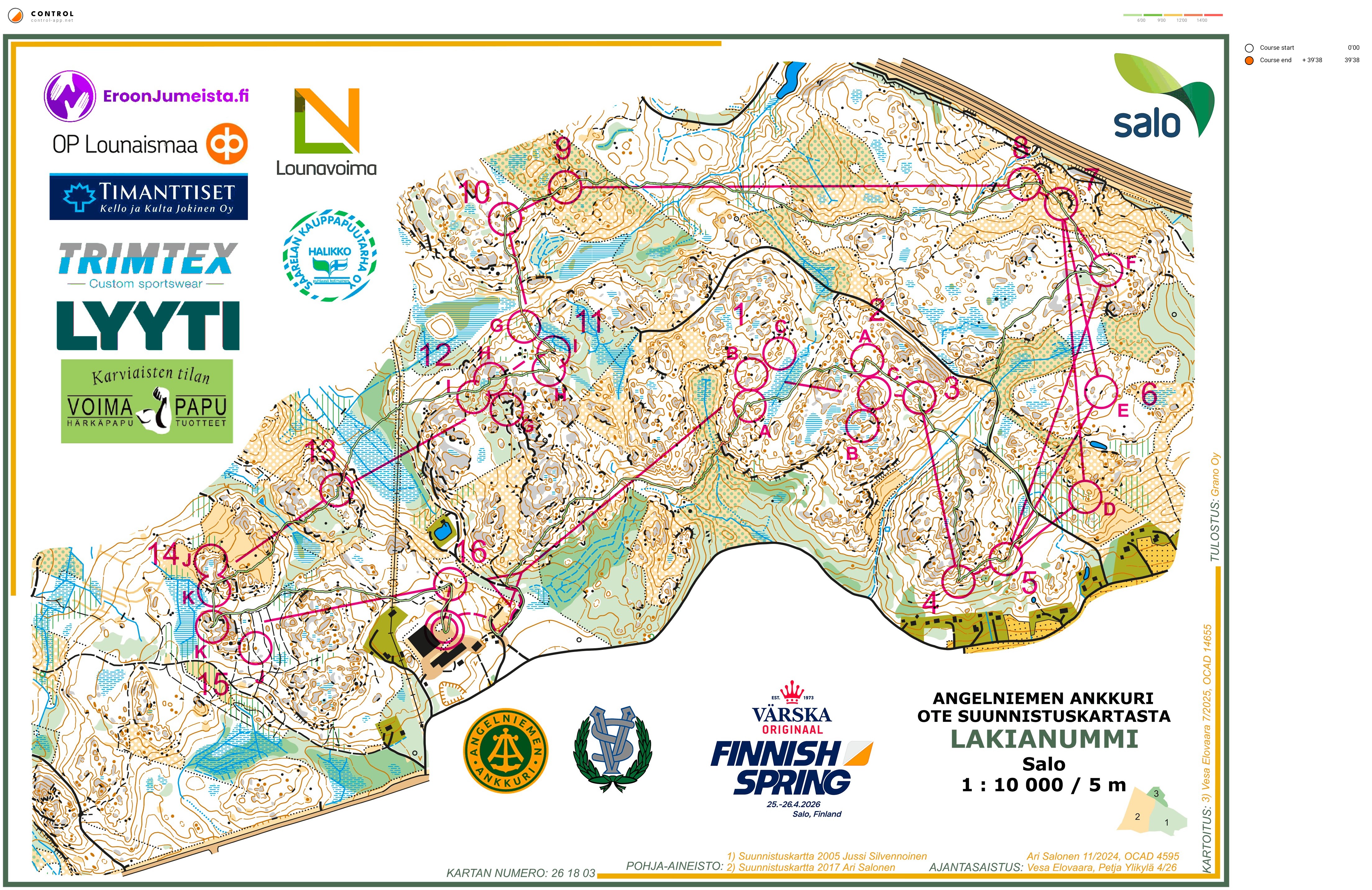 Finnspring 2026 1. Osuus (26/04/2026)