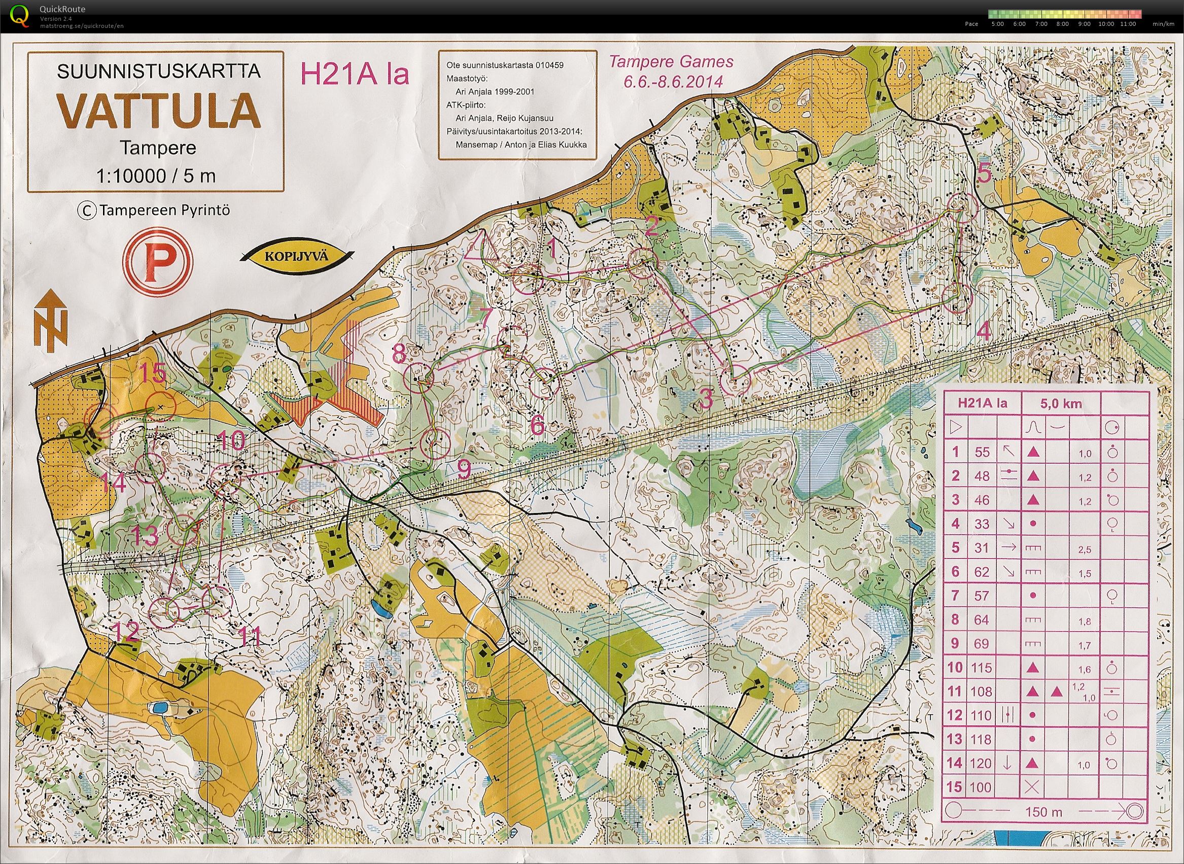 Tampere Games H21A (07/06/2014)