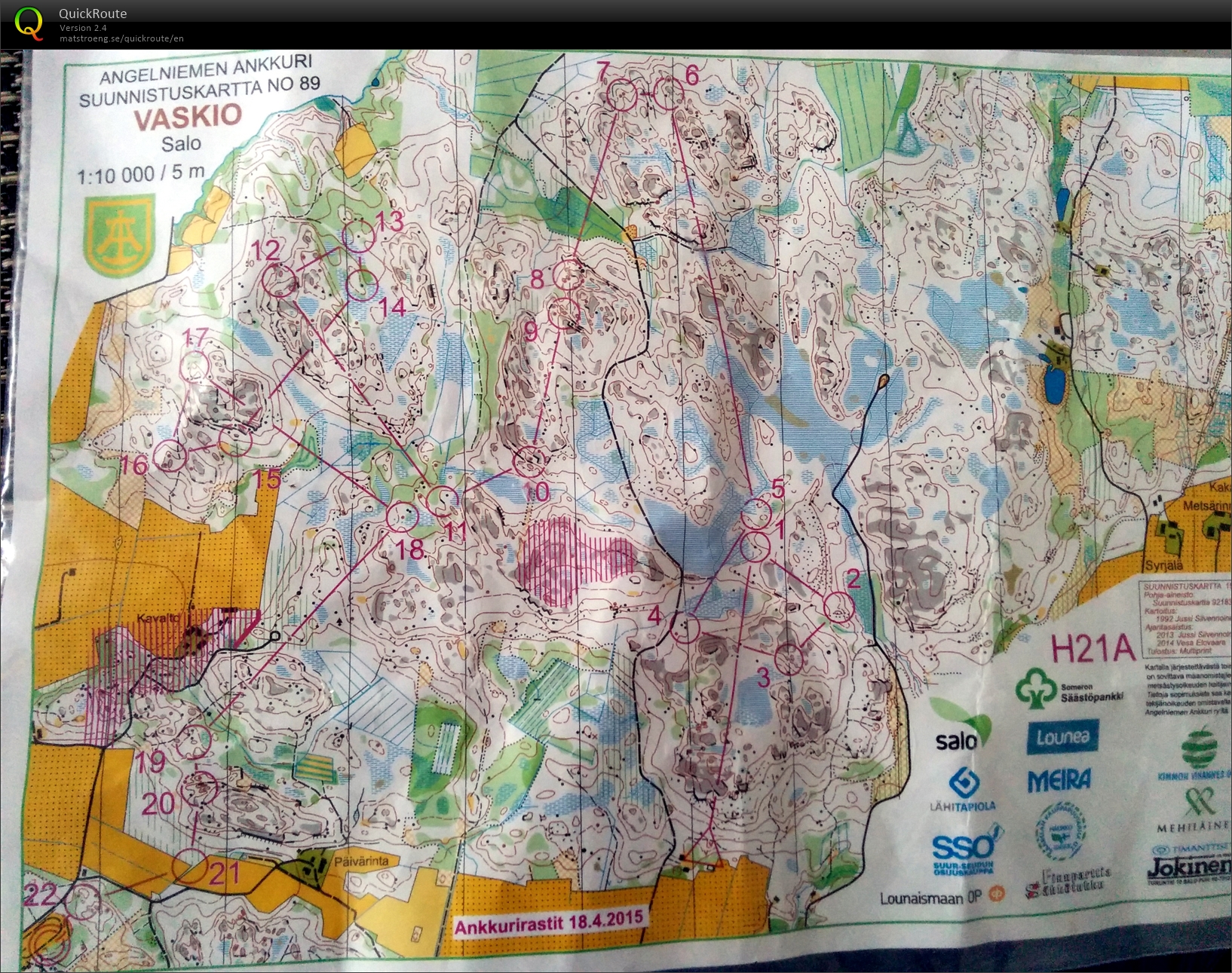 Ankkurirastit 2015 (18/04/2015)