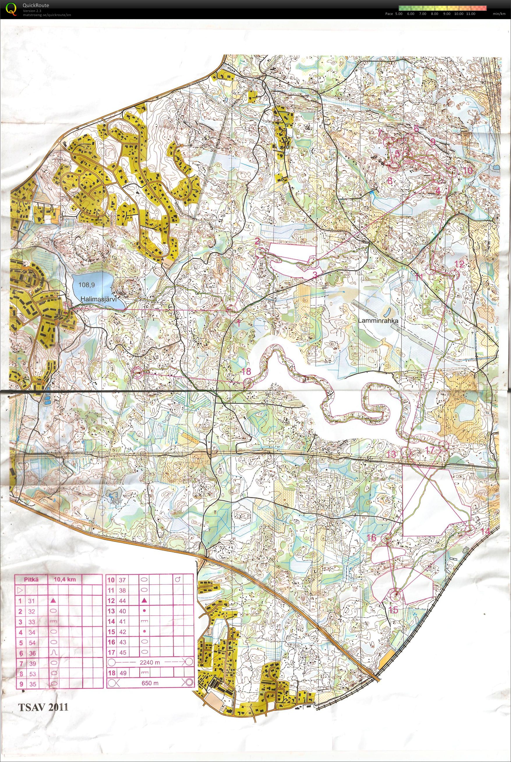 Pitkä lenkki, Aitovuori (2011-12-18)
