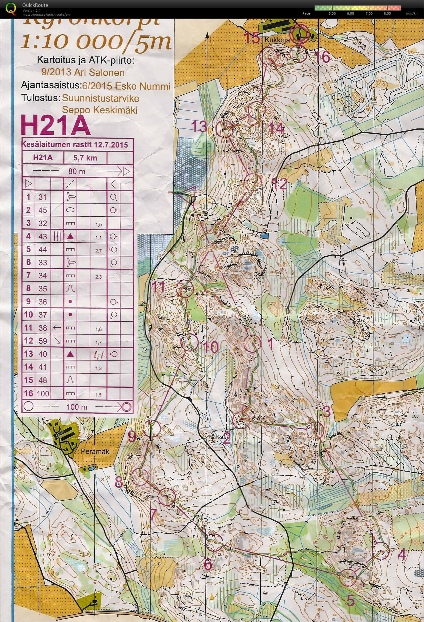 Kesälaitumen rastit 2015, H21A (12/07/2015)