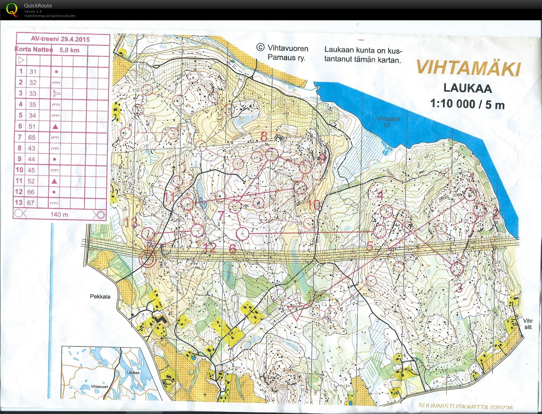 Vihtamäki, basic (14/09/2015)