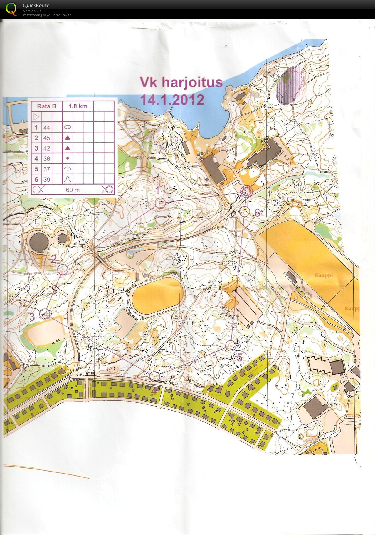 Vk-treeni, Kauppi (14/01/2012)