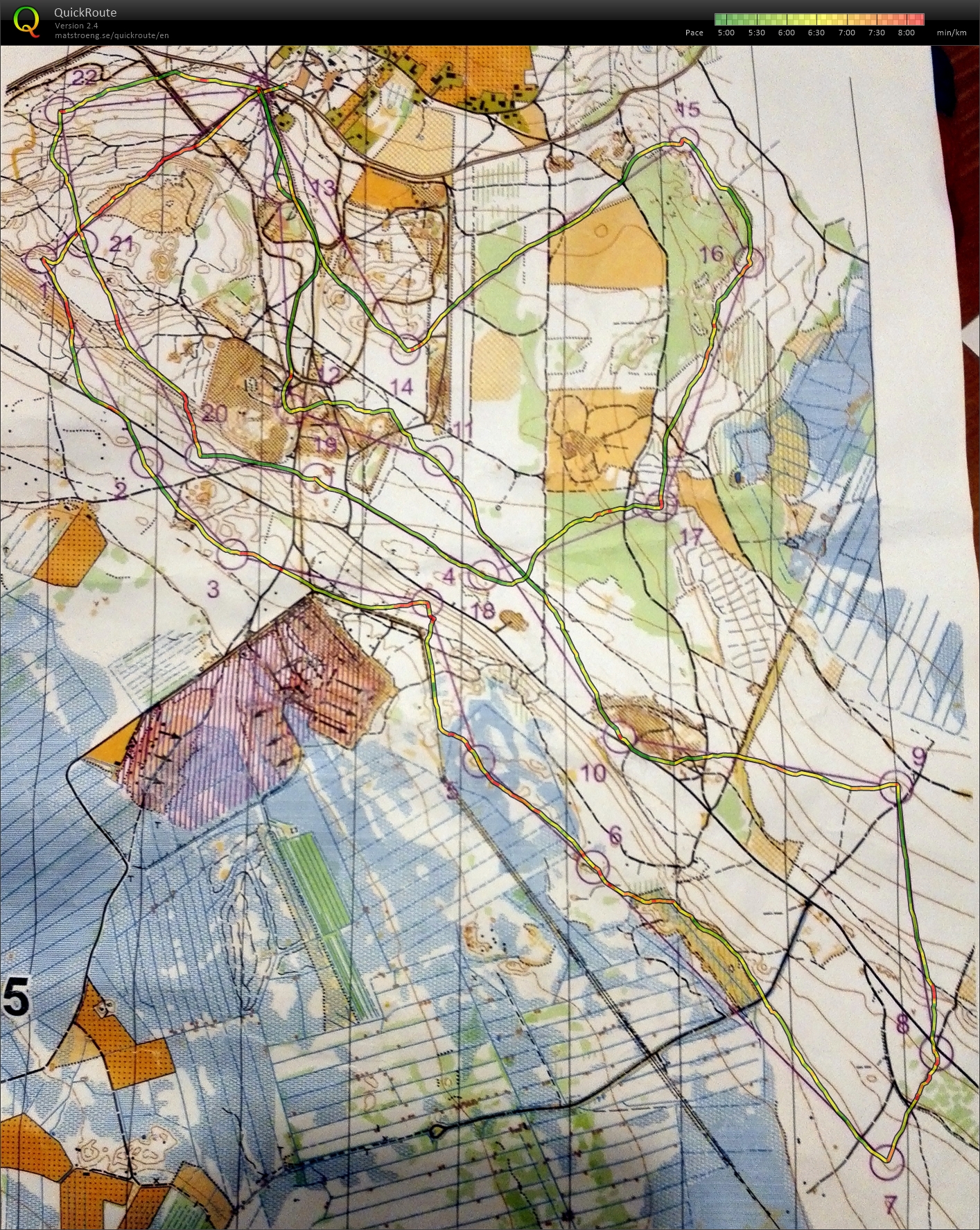 Pitkä suunnistus part 1 (13/12/2015)