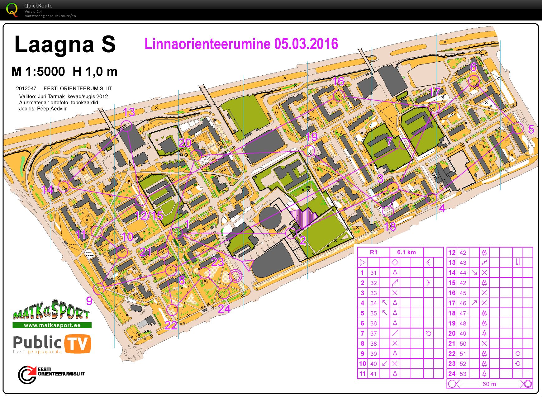 Linnaorienteerumine (05/03/2016)