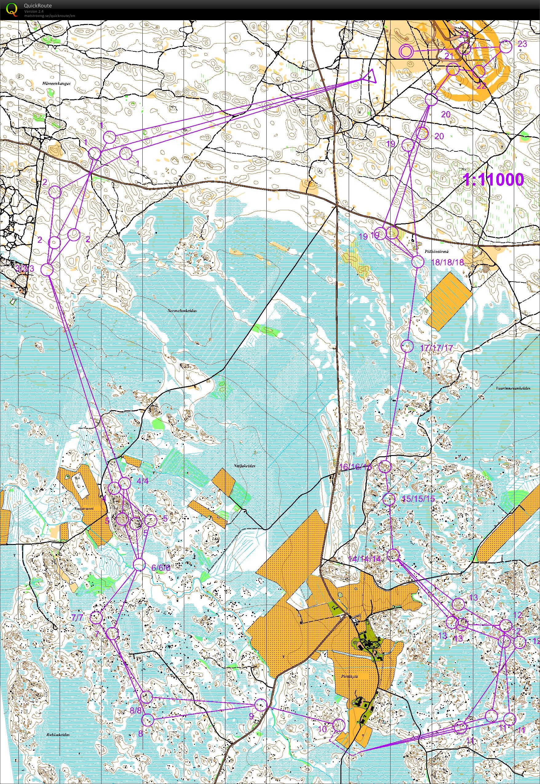 Nouskin vappumarssi: Jämi-Jukola 1 osuus (01/05/2016)