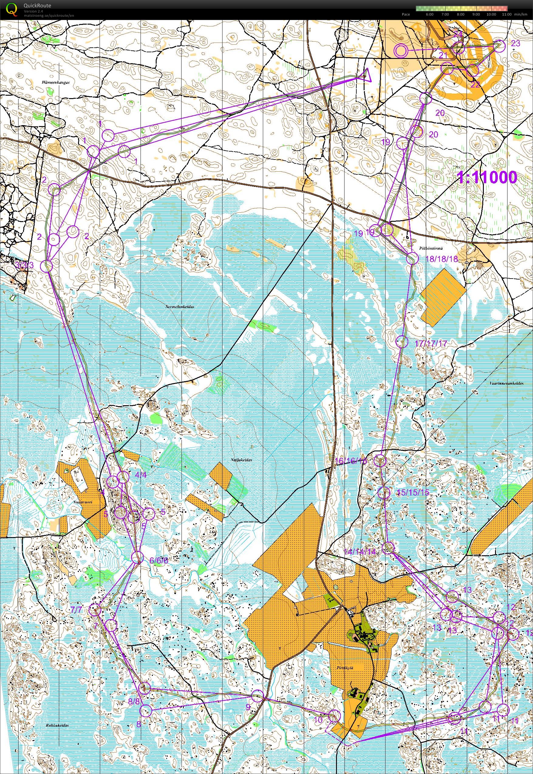 Nouskin vappumarssi: Jämi-Jukola 1 osuus (01/05/2016)