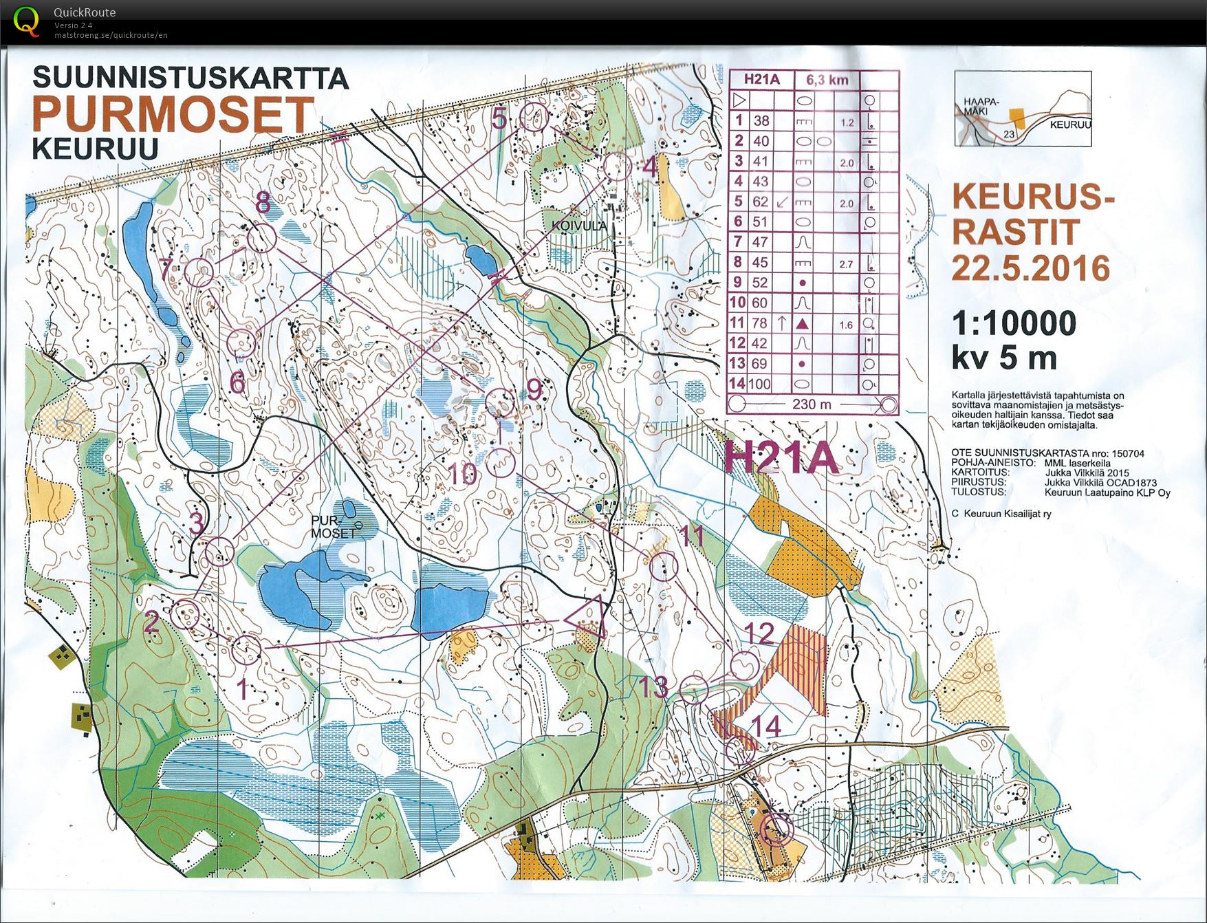 Keurusrastit (22/05/2016)