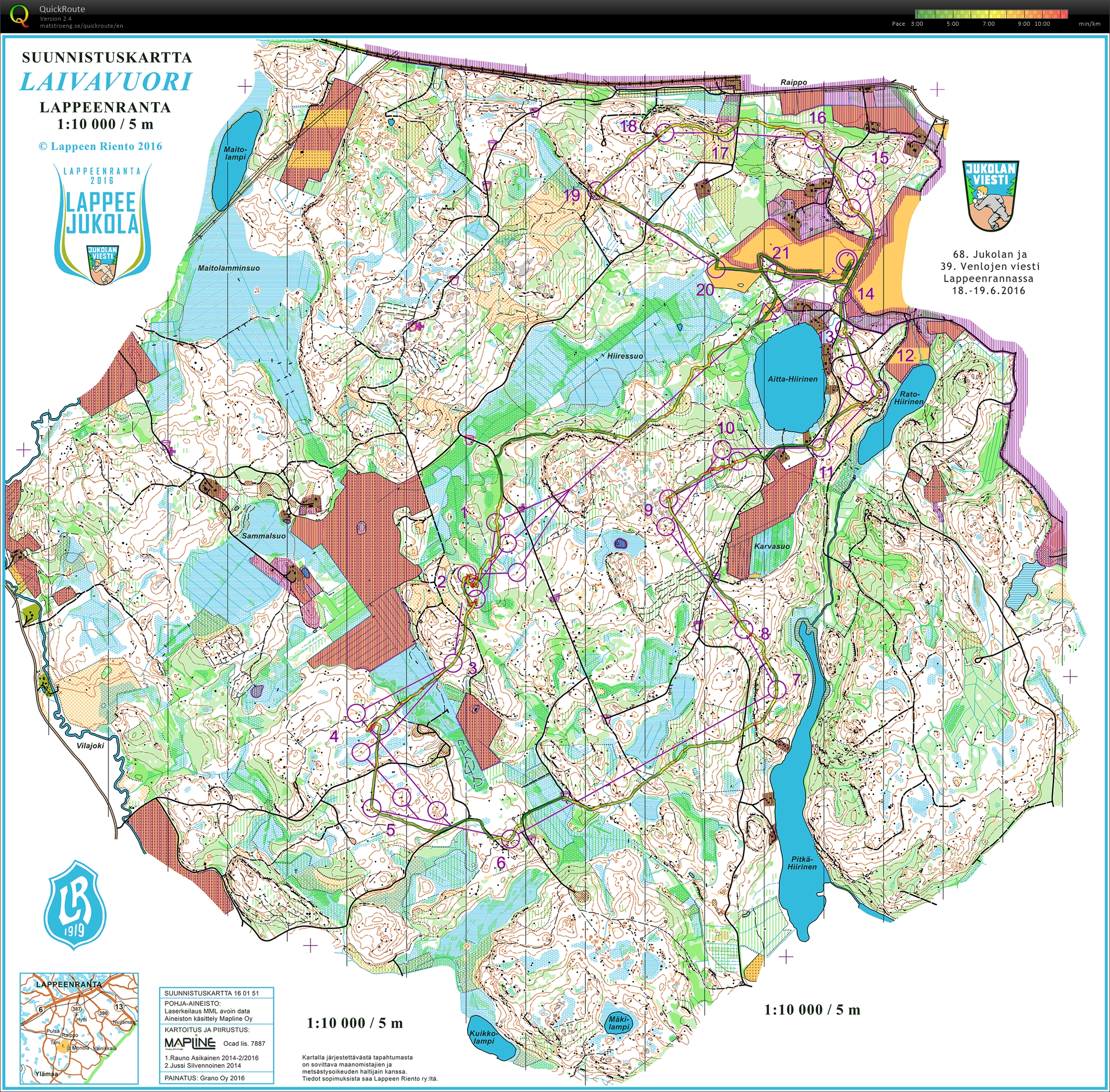 Jukola 2016 (18/06/2016)
