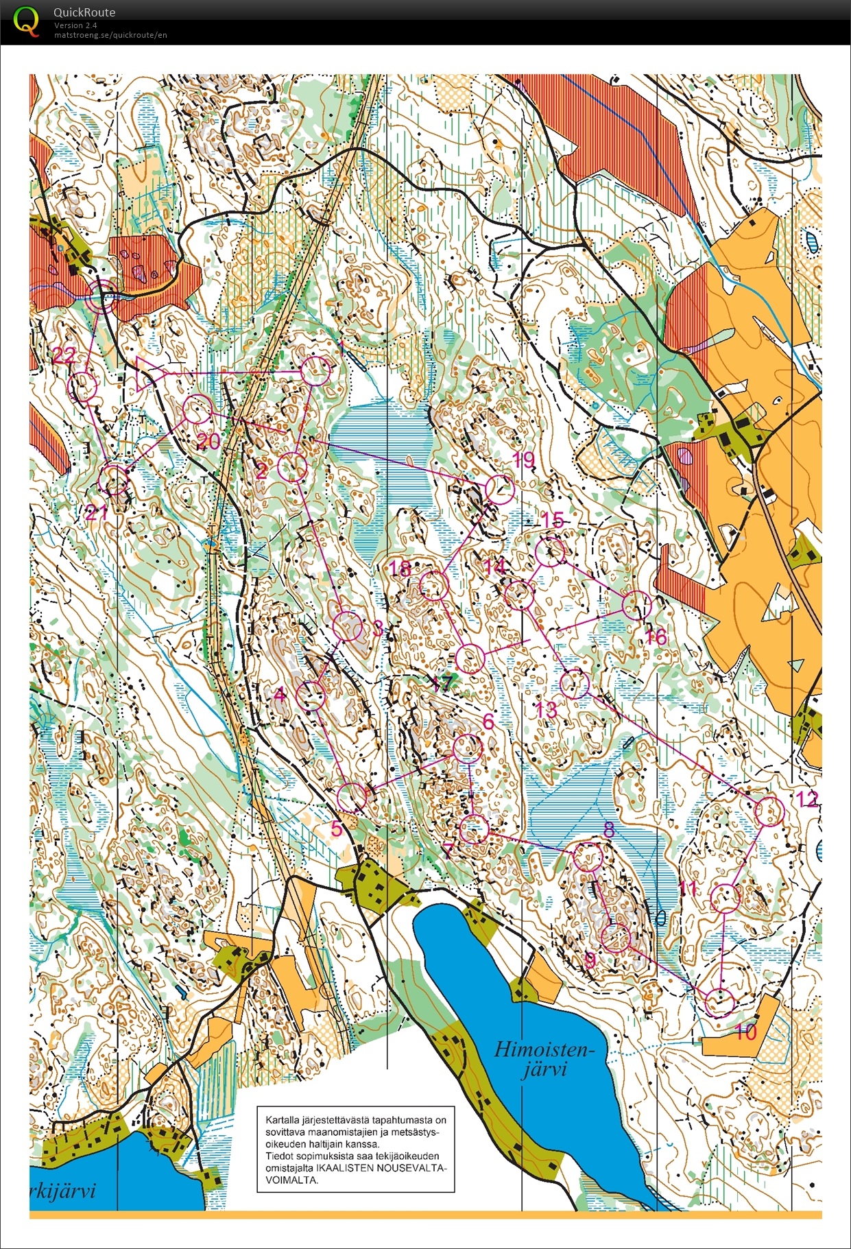 Basic-suunnistus (22/06/2016)