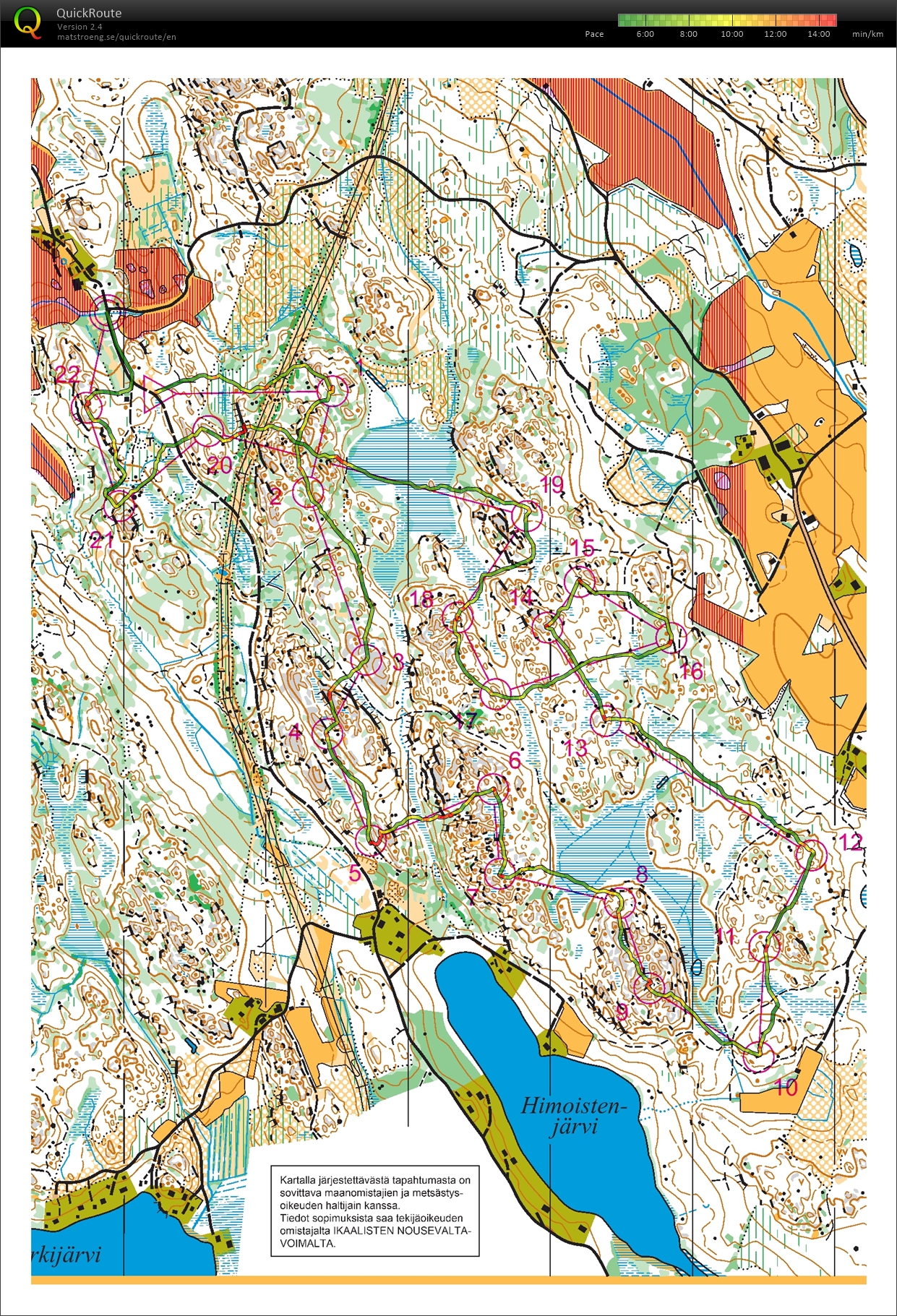 Basic-suunnistus (22/06/2016)