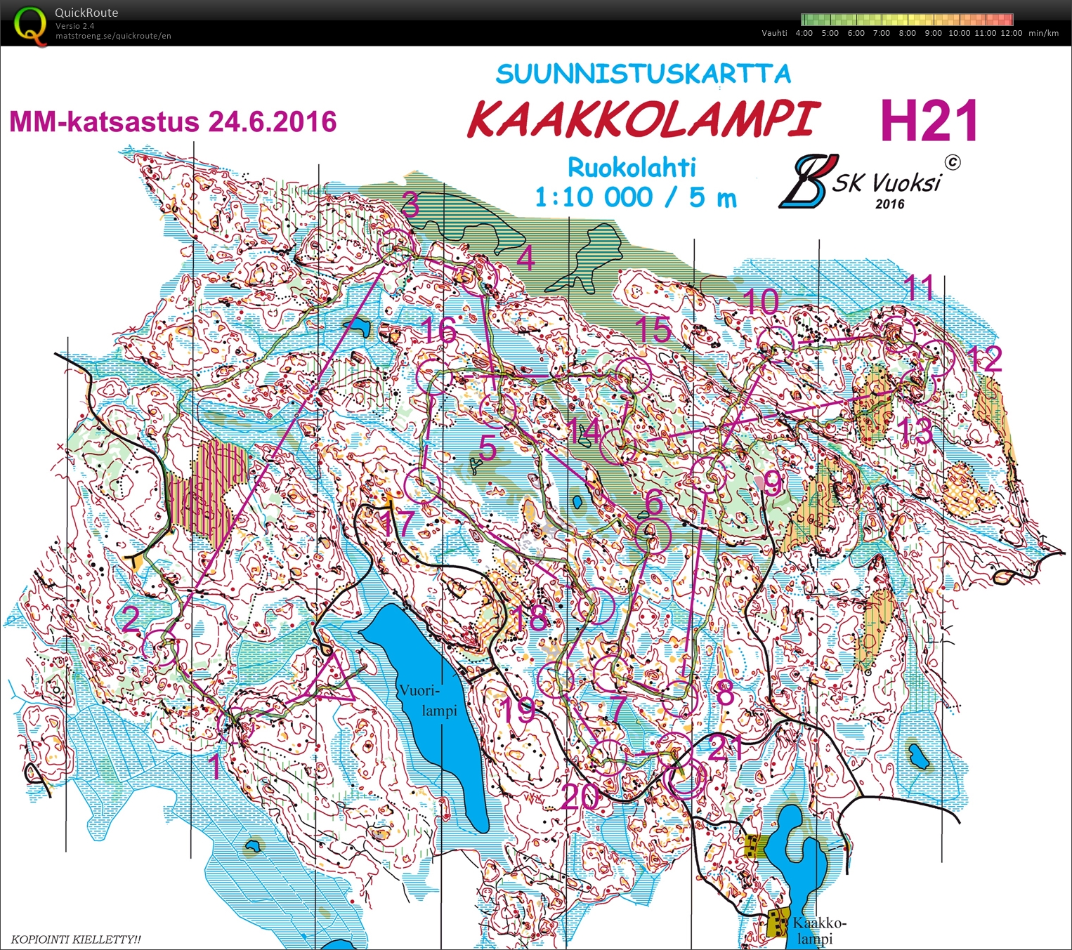 MM-katsastus, keskimatka (24/06/2016)