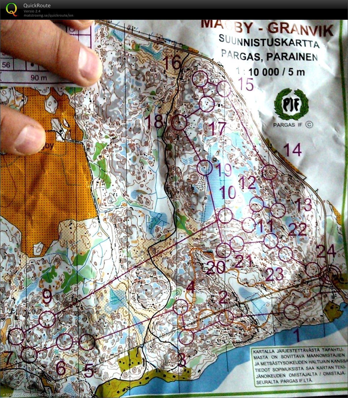 Yötreeni Granvik (2012-04-12)
