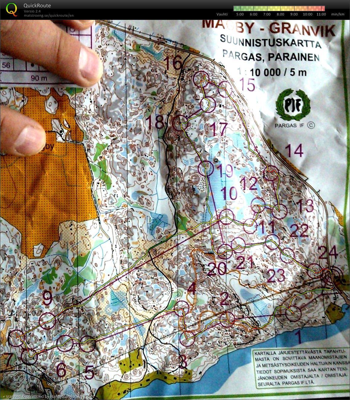 Yötreeni Granvik (2012-04-12)