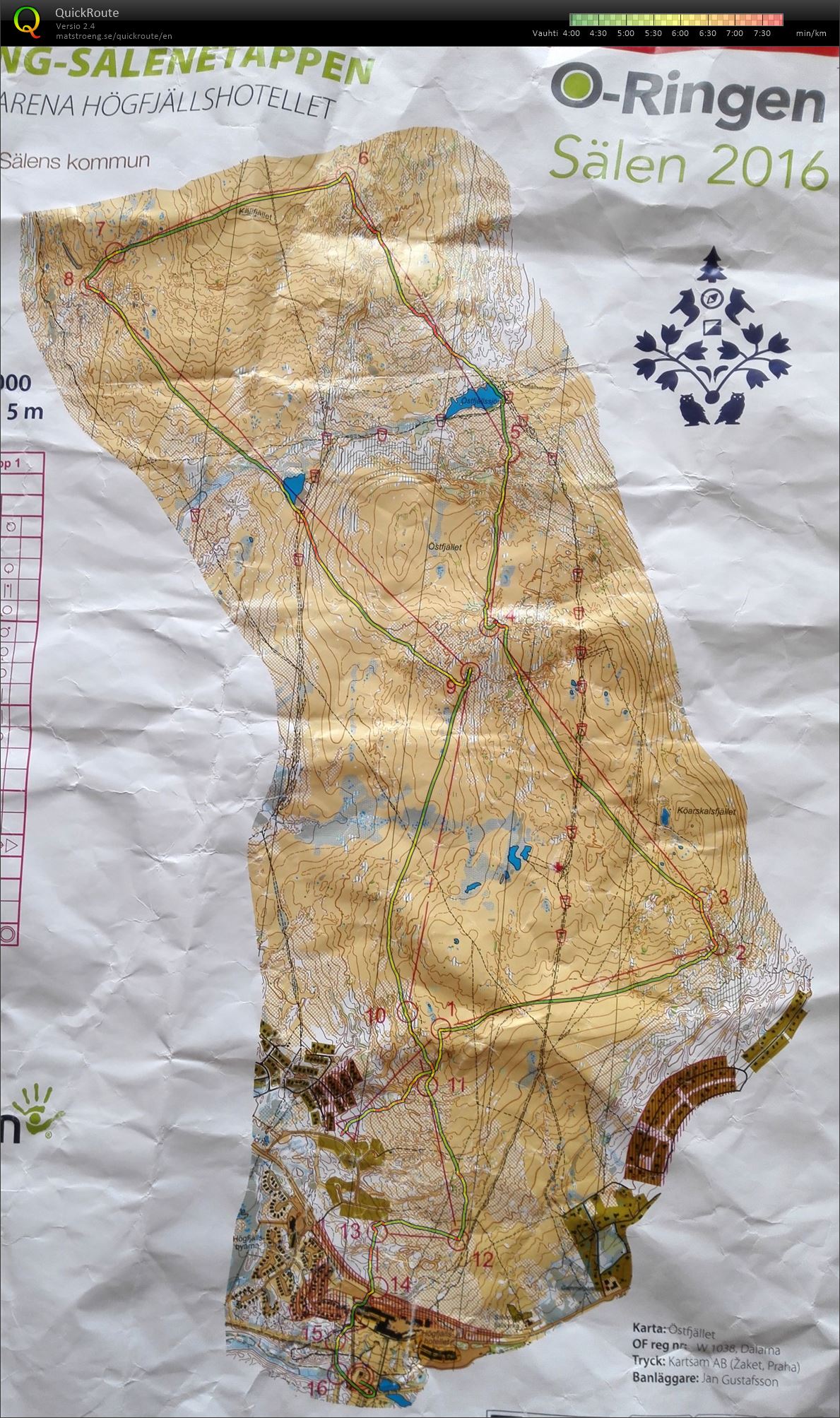 O-ringen Etapp 1 (24/07/2016)