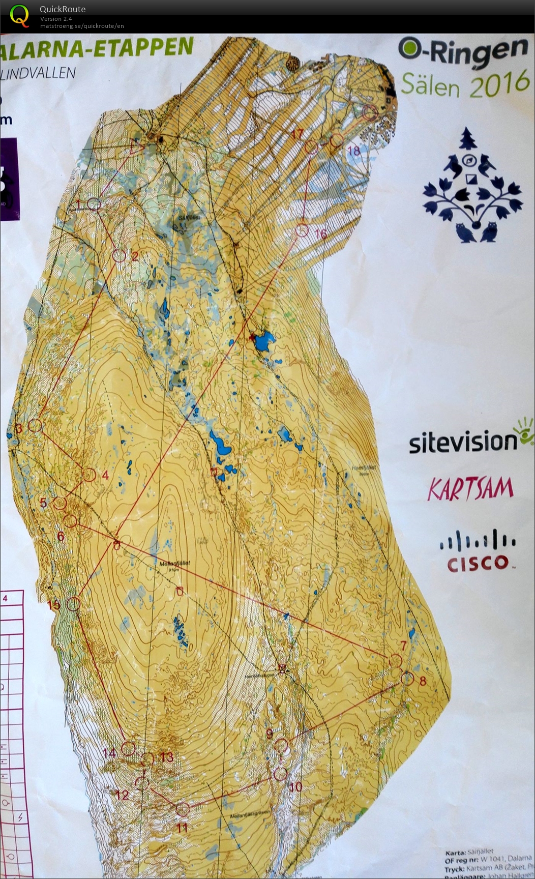 O-Ringen 2016 Etapp 4 (28/07/2016)