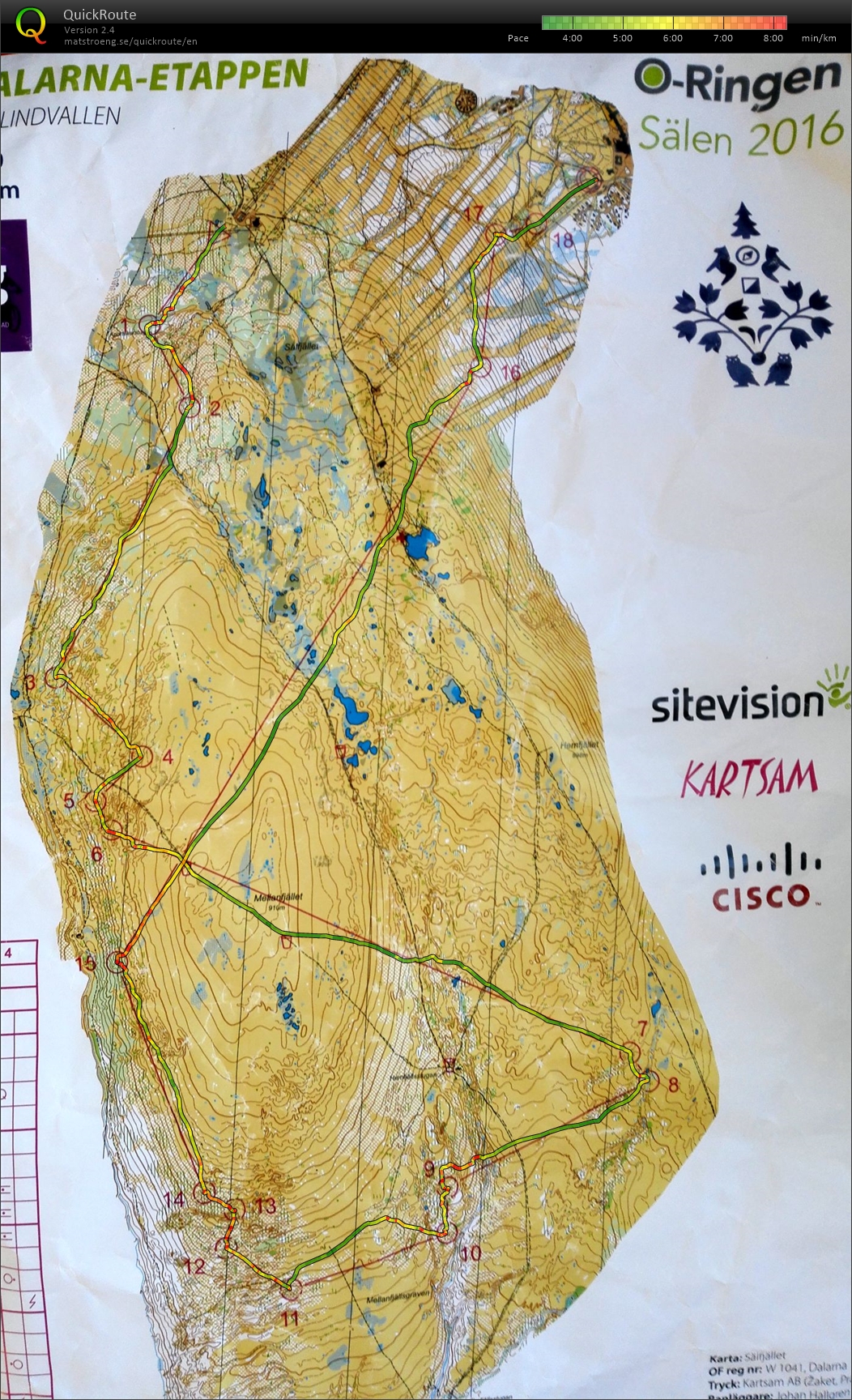 O-Ringen 2016 Etapp 4 (28/07/2016)